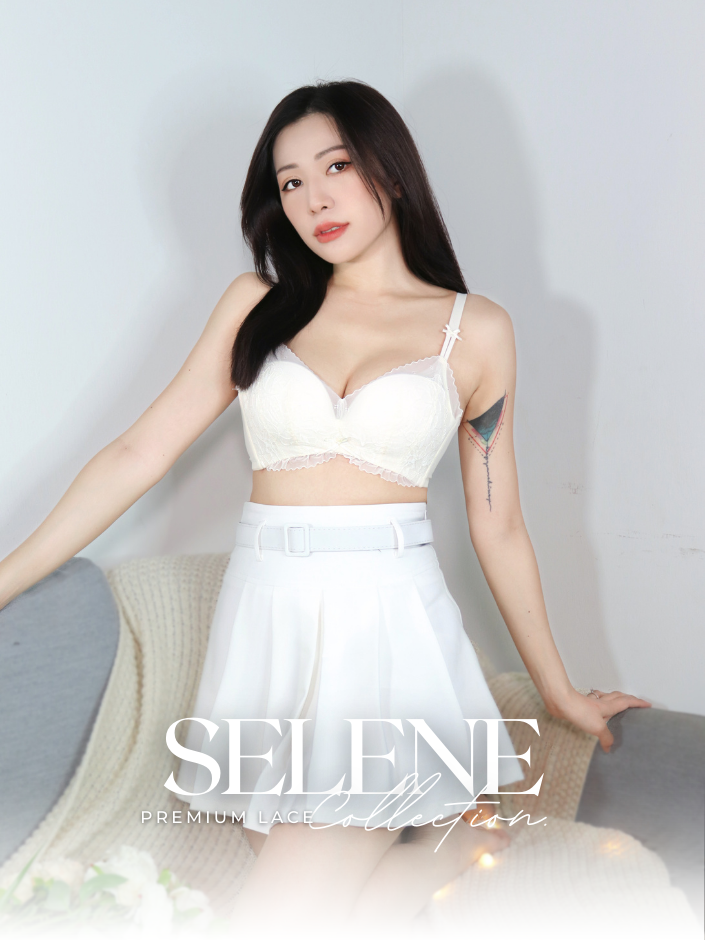 【Selene】纯欲甜美少女系无钢圈中厚款胸罩瑟玲（4264）