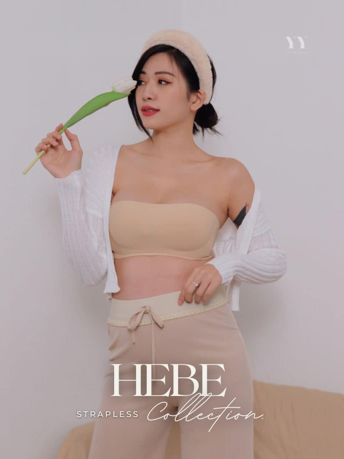 【Hebe】防滑无肩带美背内衣 (4222)