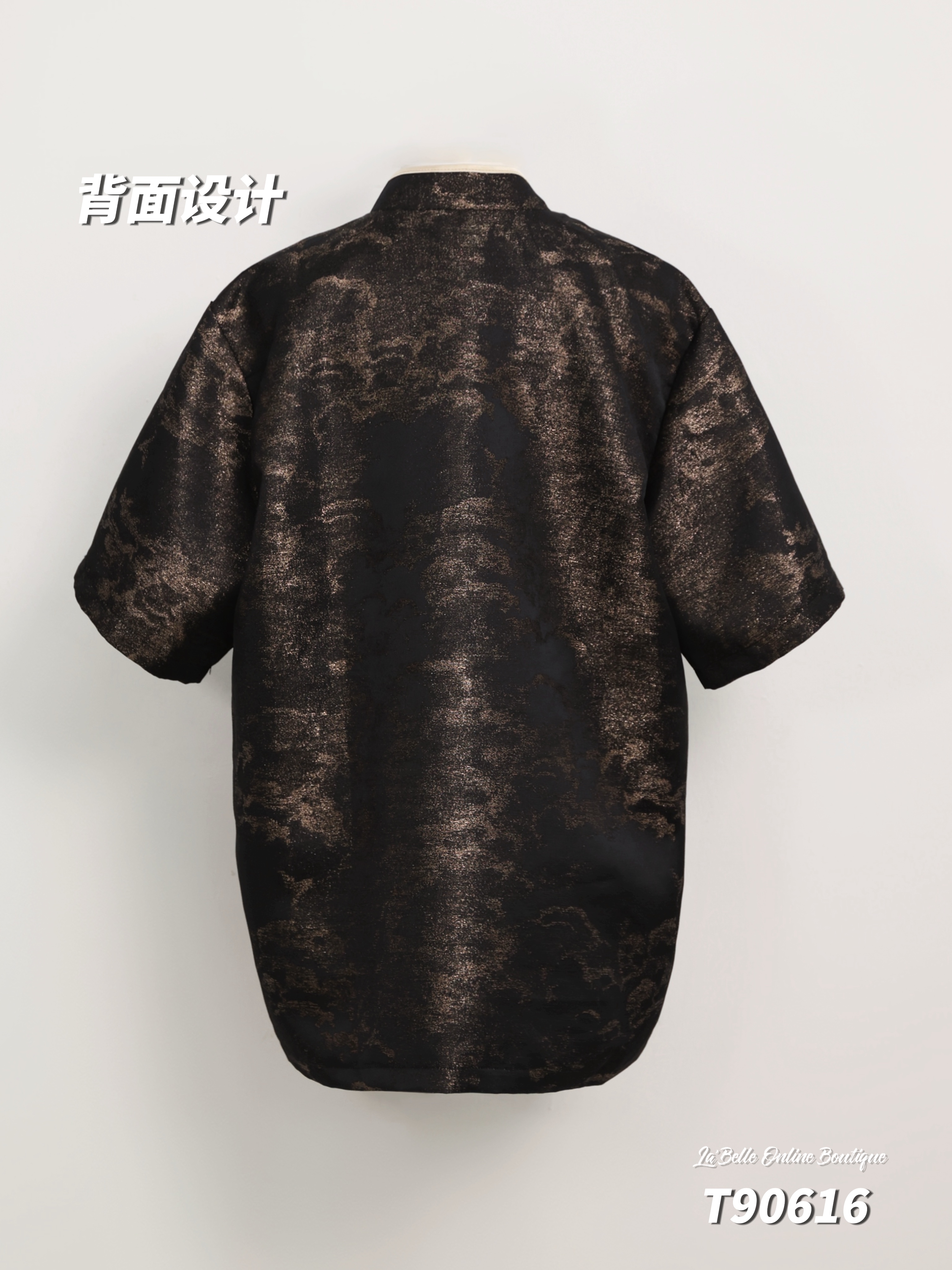 【预购PRE-ORDER】【LBP 独家新年系列】改良版金属盘扣设计星空唐装上衣 (T90616)