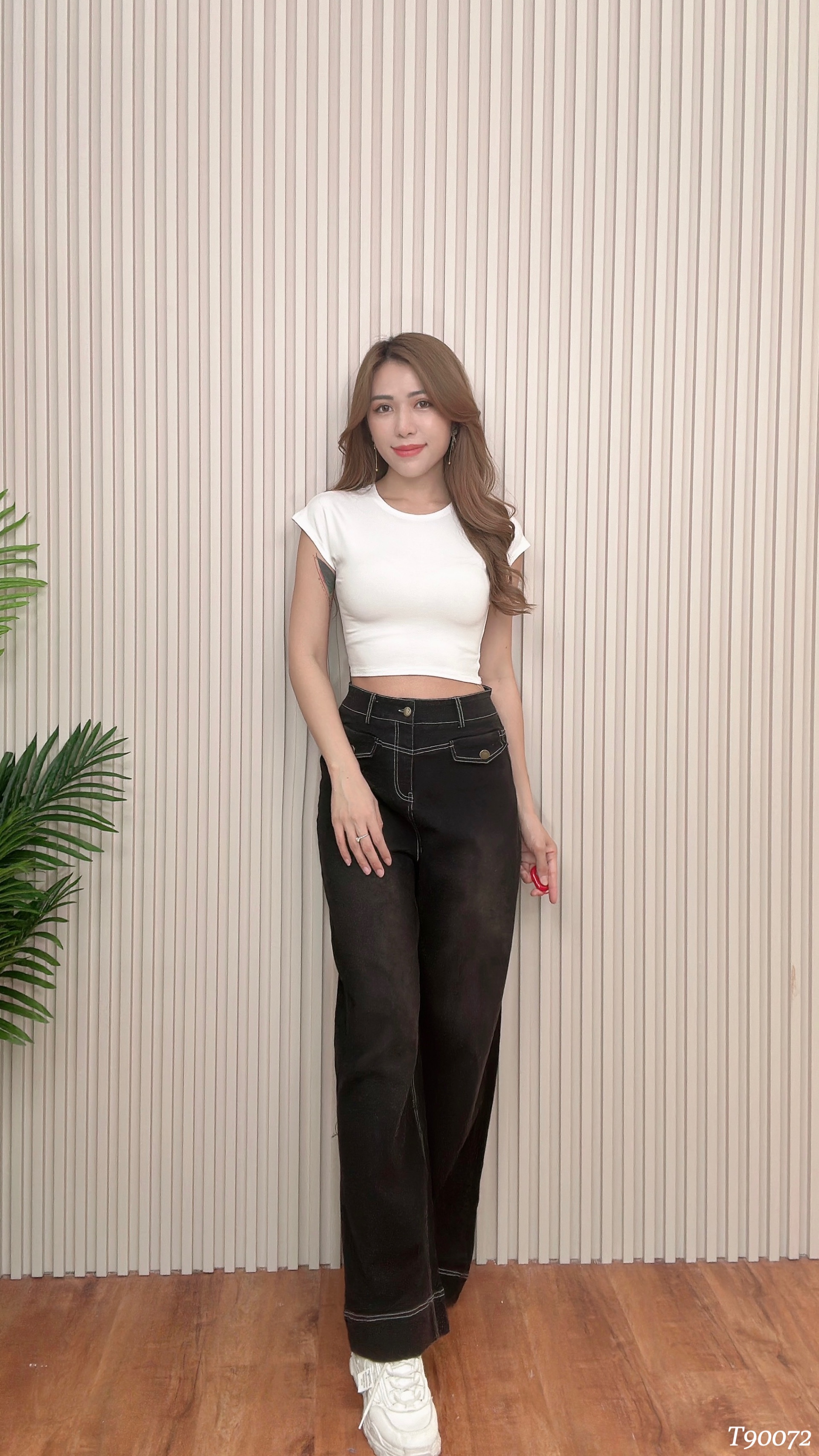 基本款圆领半袖上衣 (T90072) -特价-La'Belle Fashion Boutique Sdn Bhd