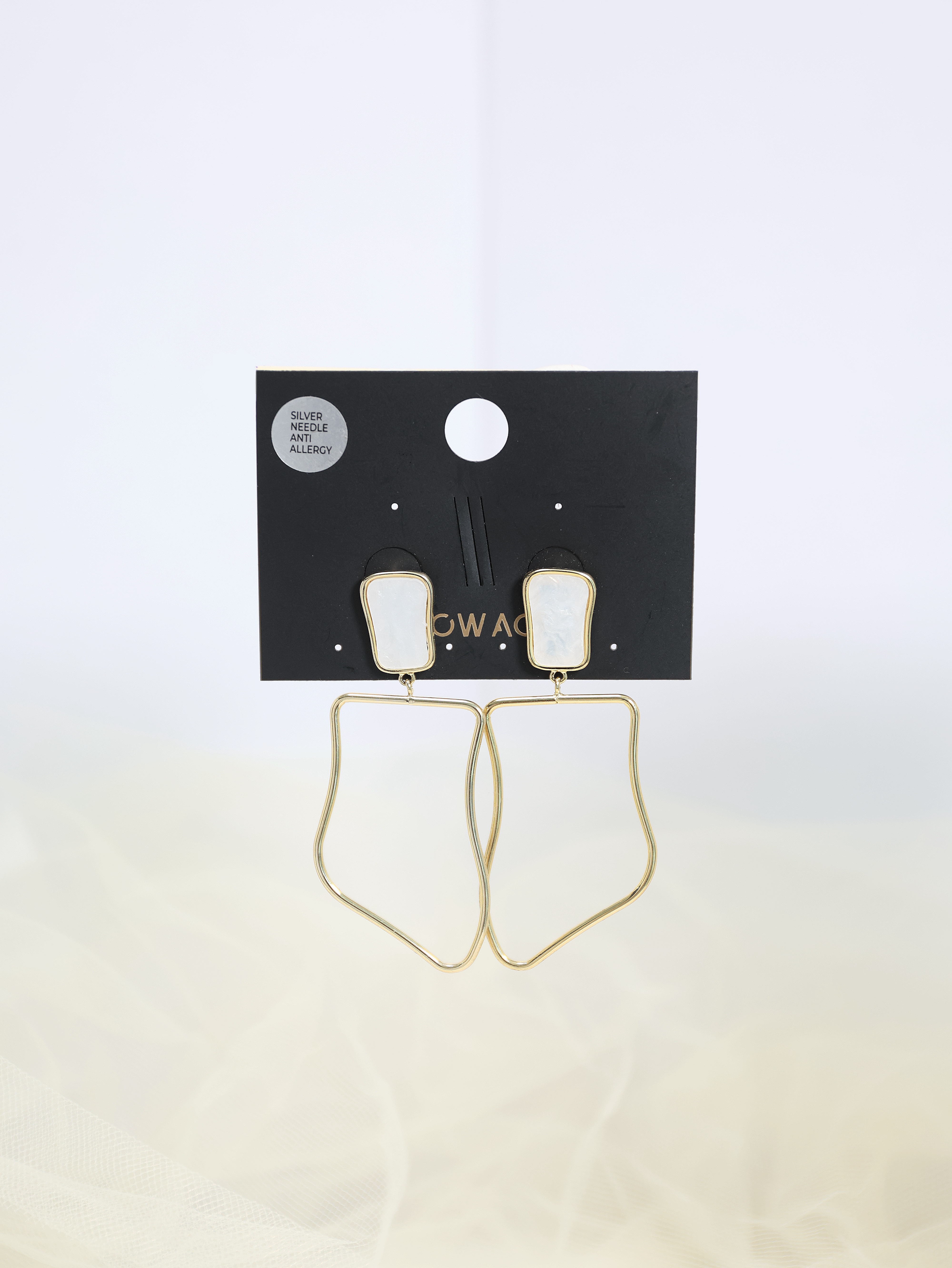 【W60005】02-Silver pin earrings-BM15