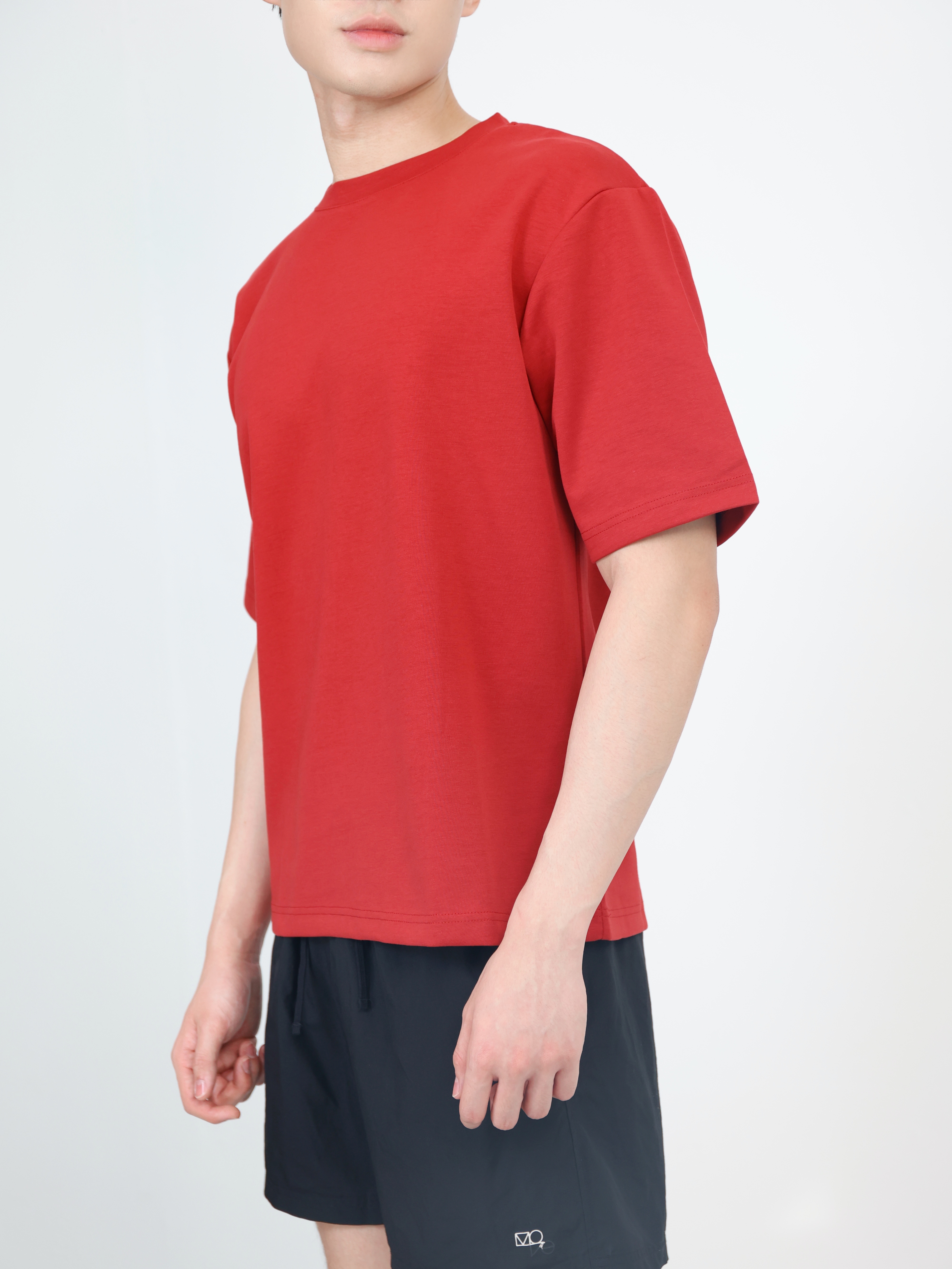 【STICKMEN】舒适圆领宽松OverSize上衣（SM100101 RED）