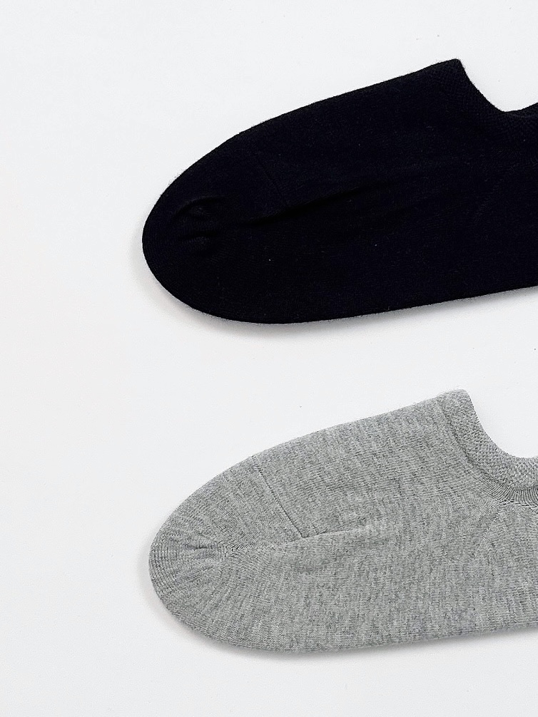 Solid Colour Men's Extra Low Cut Socks  (YS30109)