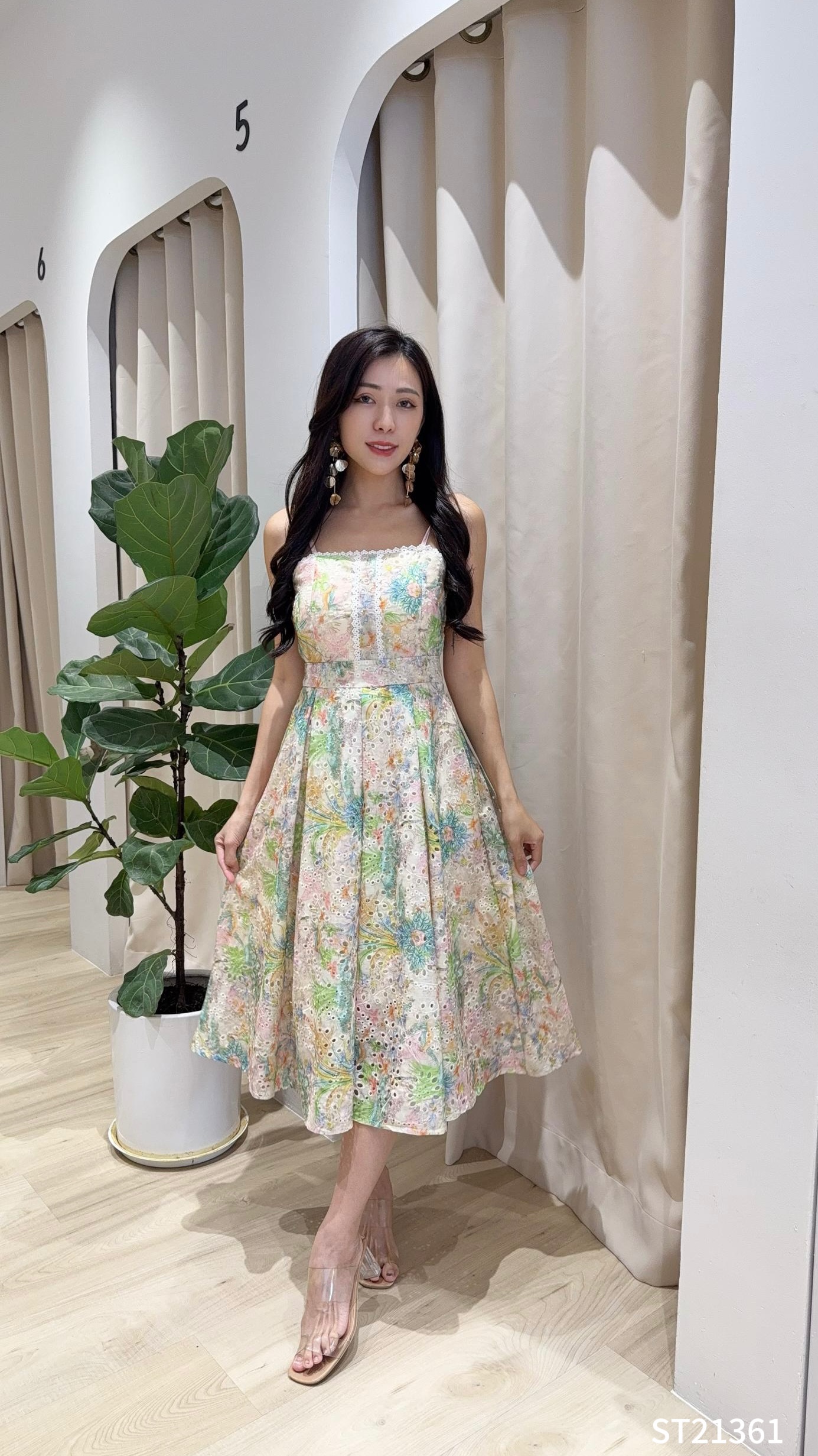 度假风通花设计两件套 (ST21361)