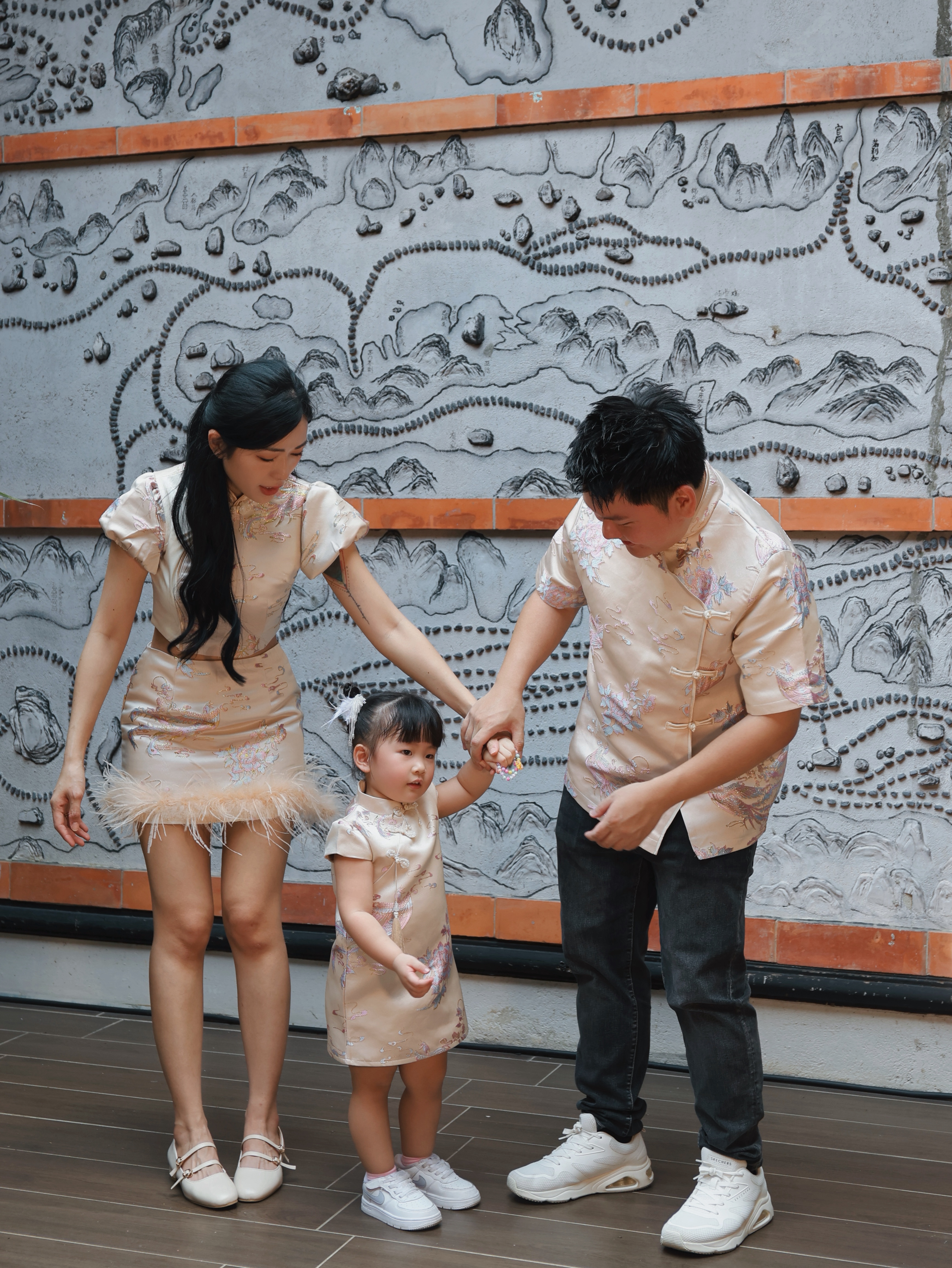 【LBP亲子系列-女童款】独特改良版旗袍 (F70136)