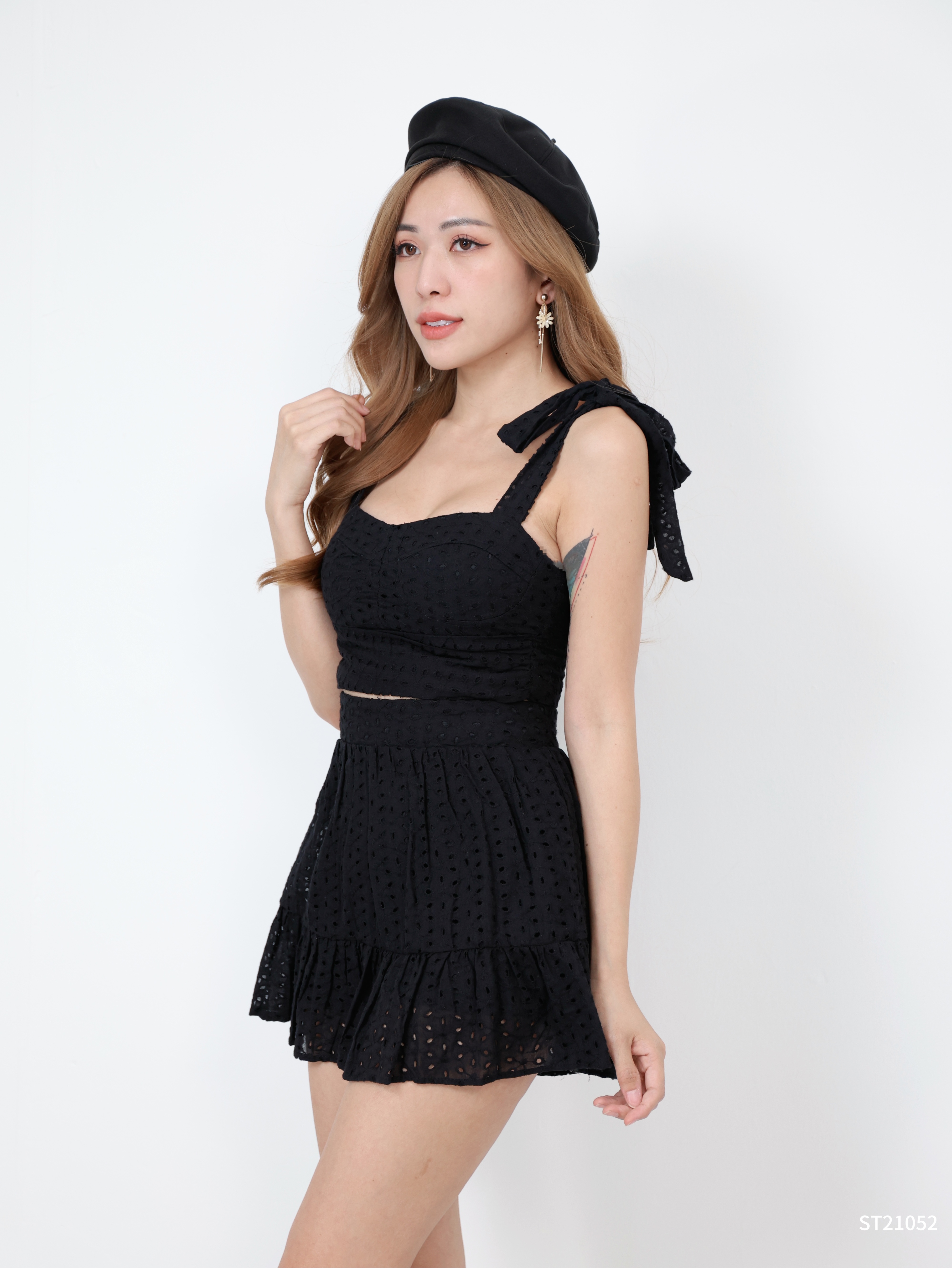 【LBP独家】温柔通花两件套 (ST21052) - 特价-La'Belle Fashion Boutique Sdn Bhd