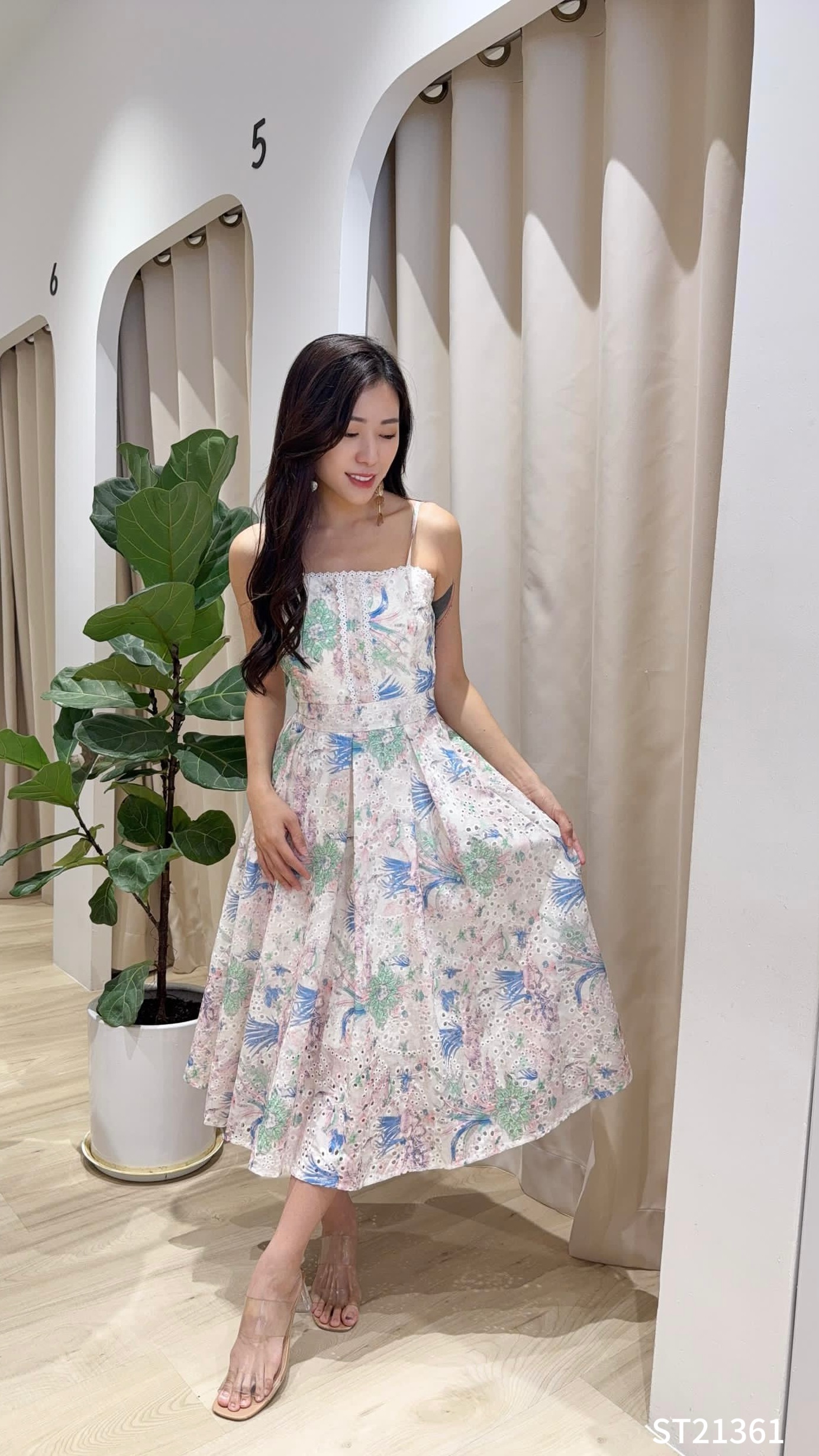 度假风通花设计两件套 (ST21361)