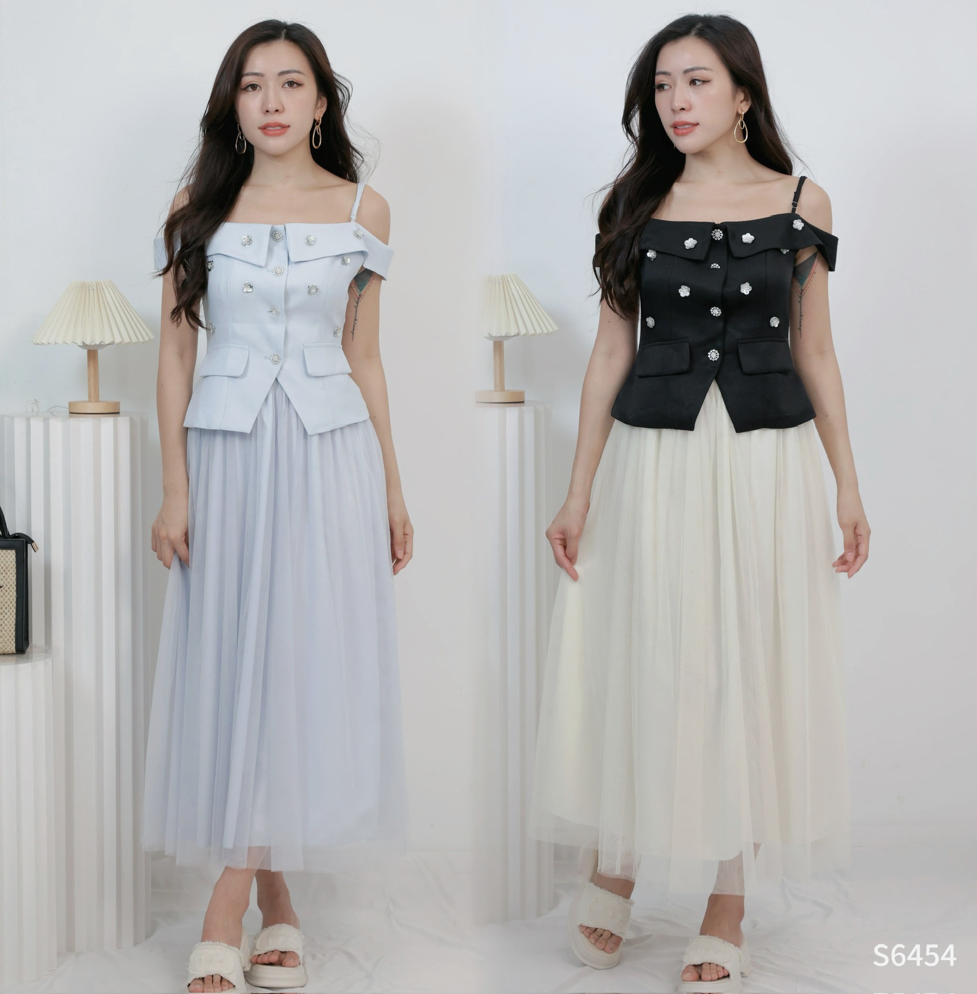 时尚轻奢两件套 (S6454)