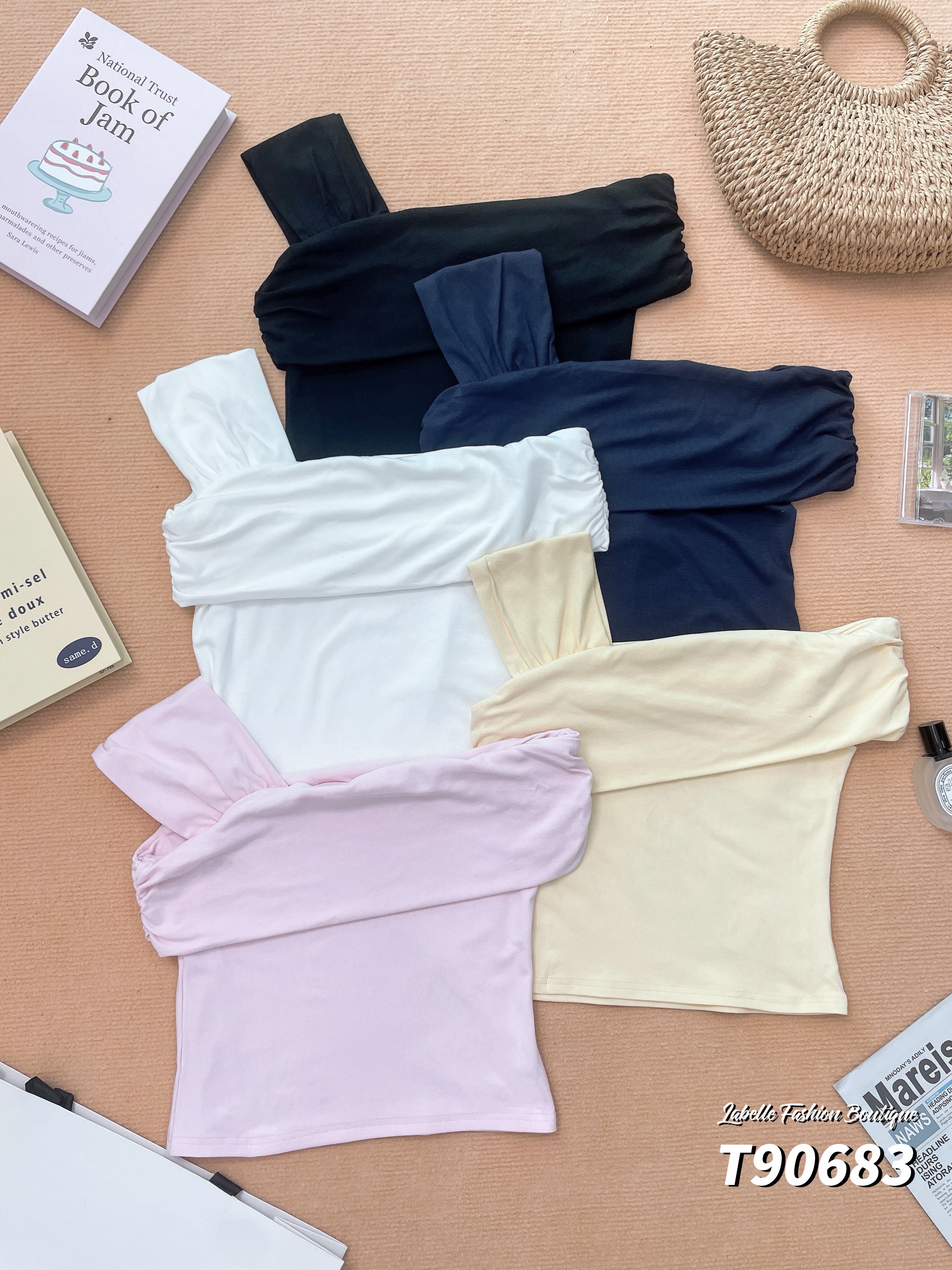 百搭纯色上衣 (T90683)