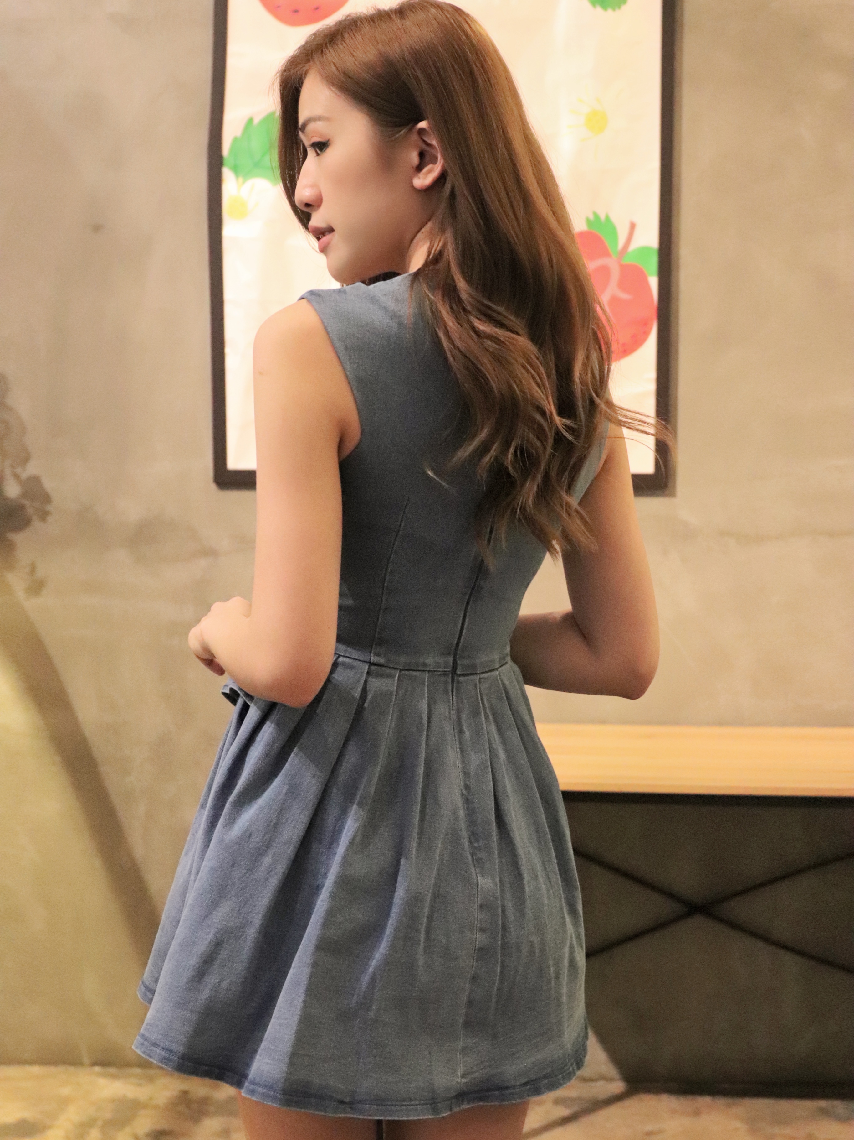 【LBP独家系列】减龄假两件式改良版旗袍连身裤裙【妈妈版】（F70119）