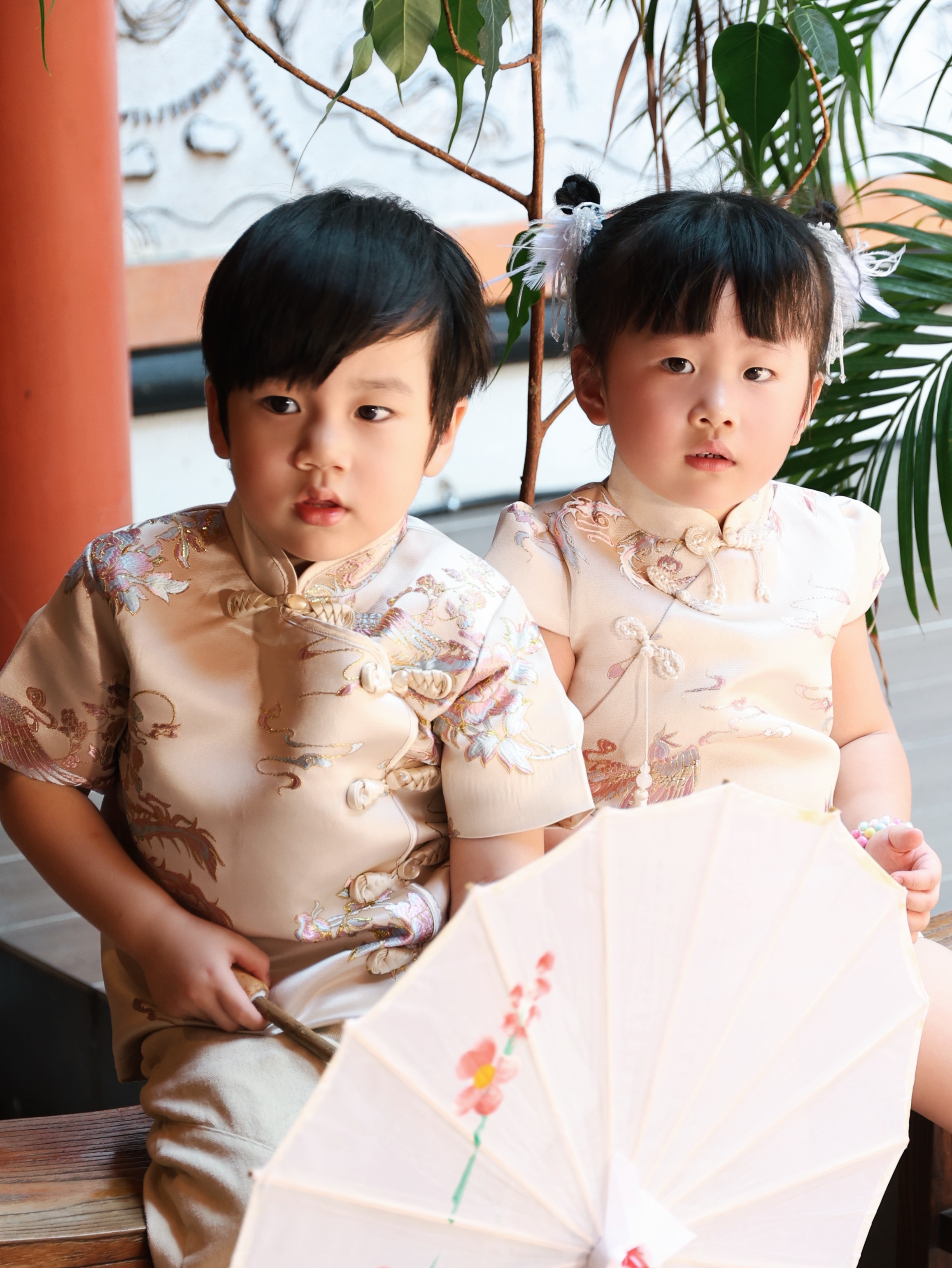 【LBP亲子系列-女童款】独特改良版旗袍 (F70136)