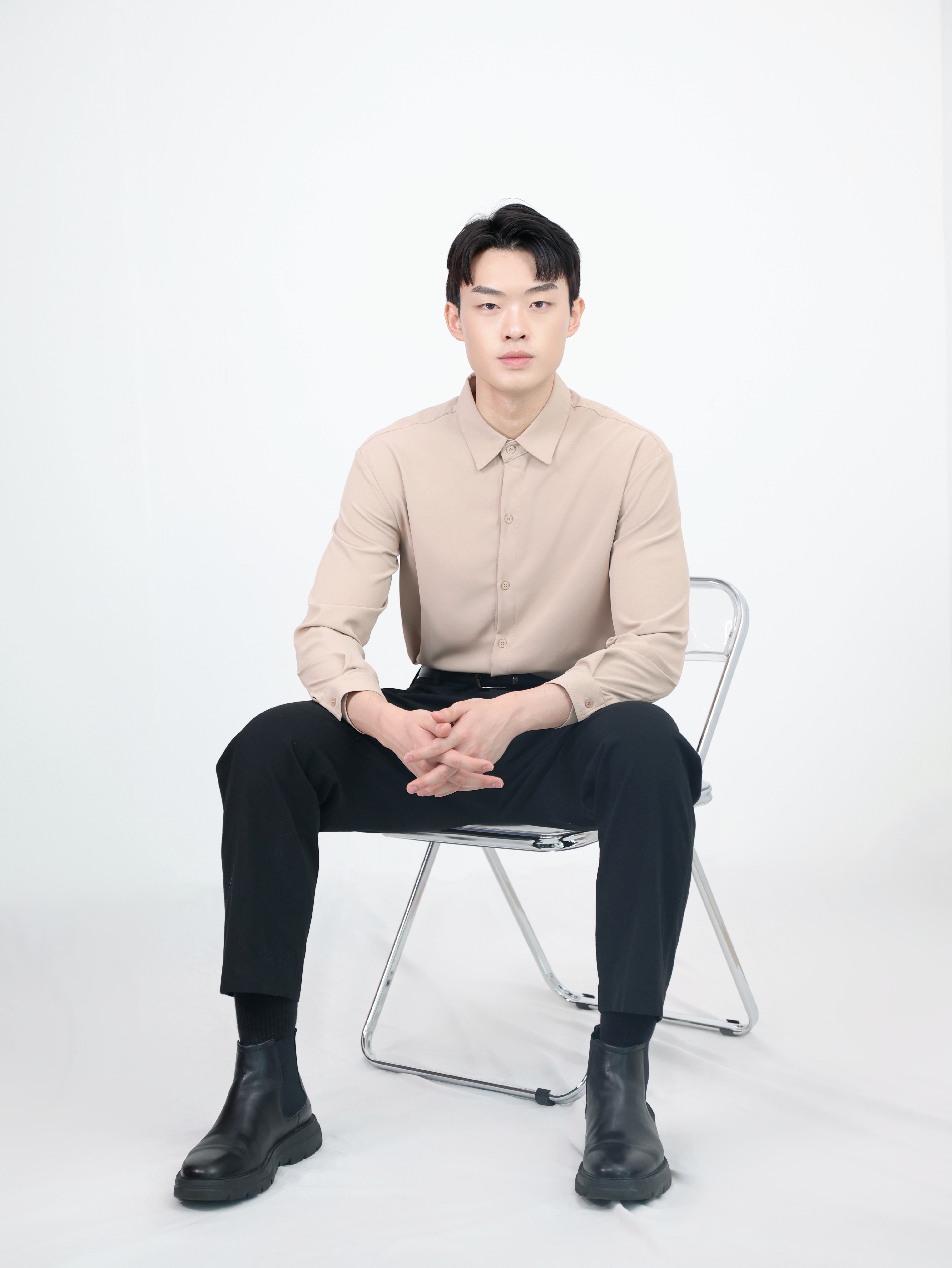 【STICKMEN】Elite 高级感纯色透气长袖上衣 (SM100102 BROWN)-La'Belle Fashion Boutique Sdn Bhd