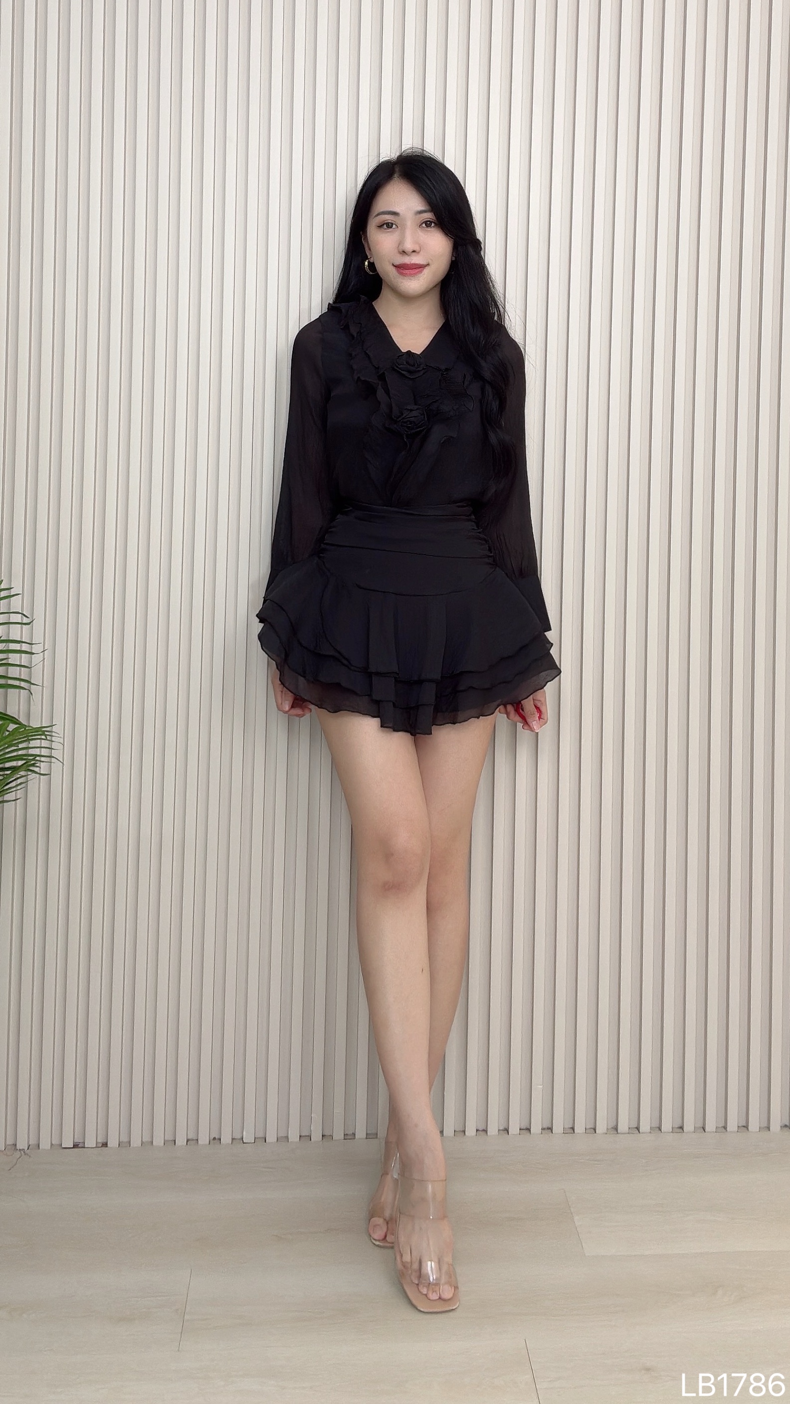 法式复古风两件套 (LB1786) 