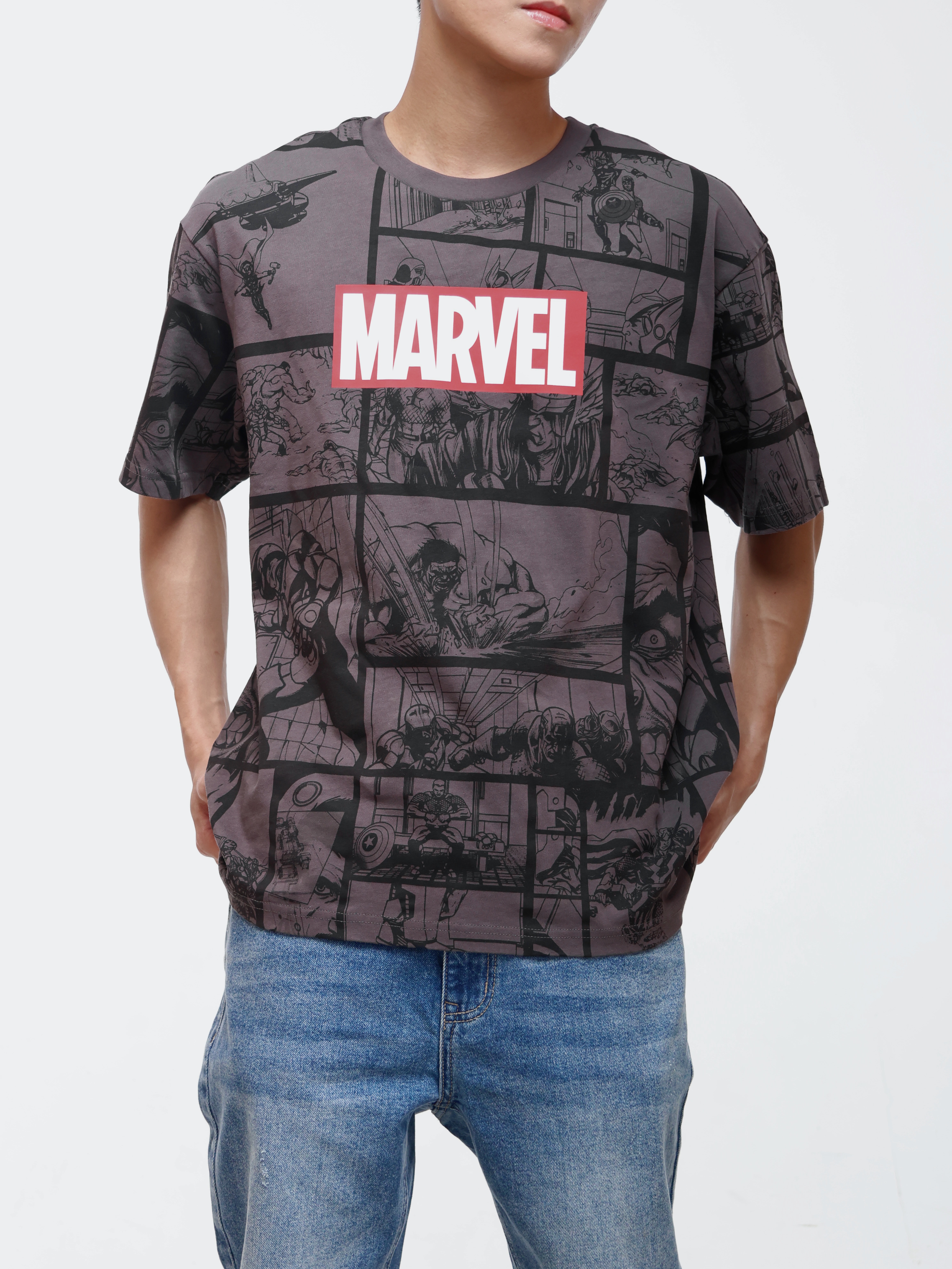 Marvel Comic Men's Knitted T-Shirt (YS30149)