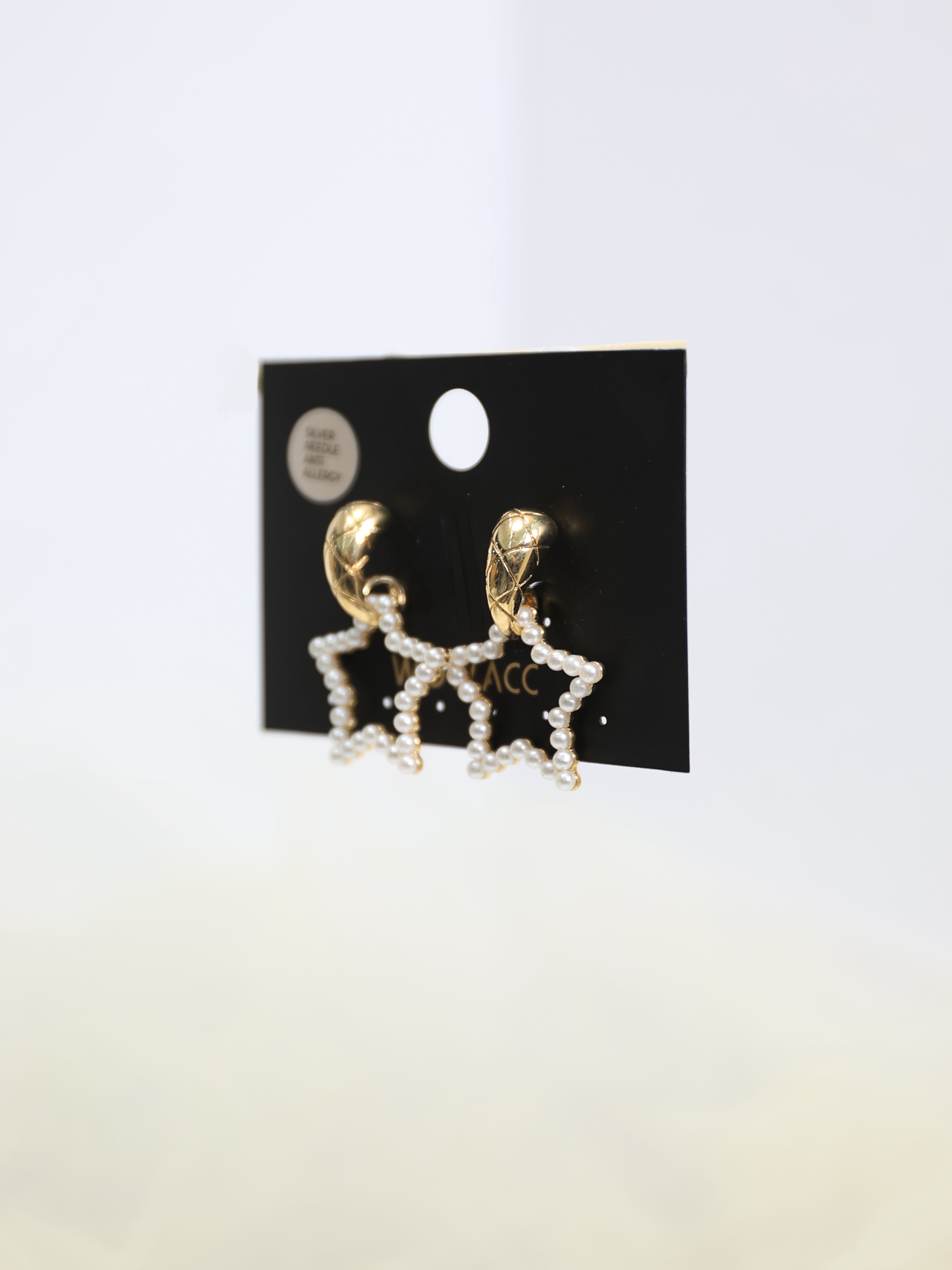 【W91611】18-Silver pin earrings-BM15