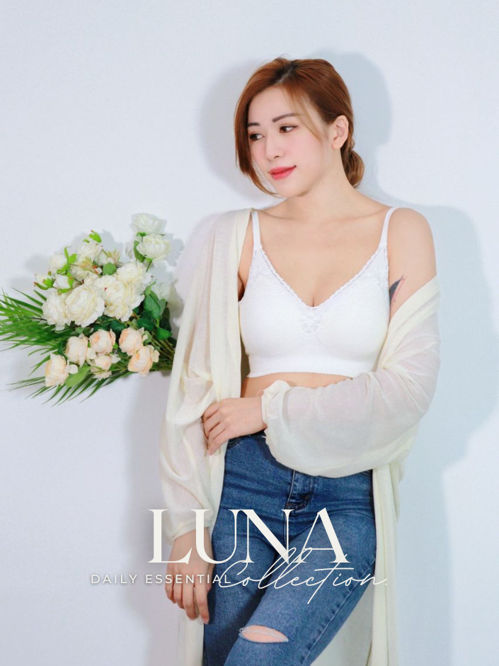 【Luna】简约日常款裸感蕾丝无钢圈无痕内搭 / 胸 露娜（4262）