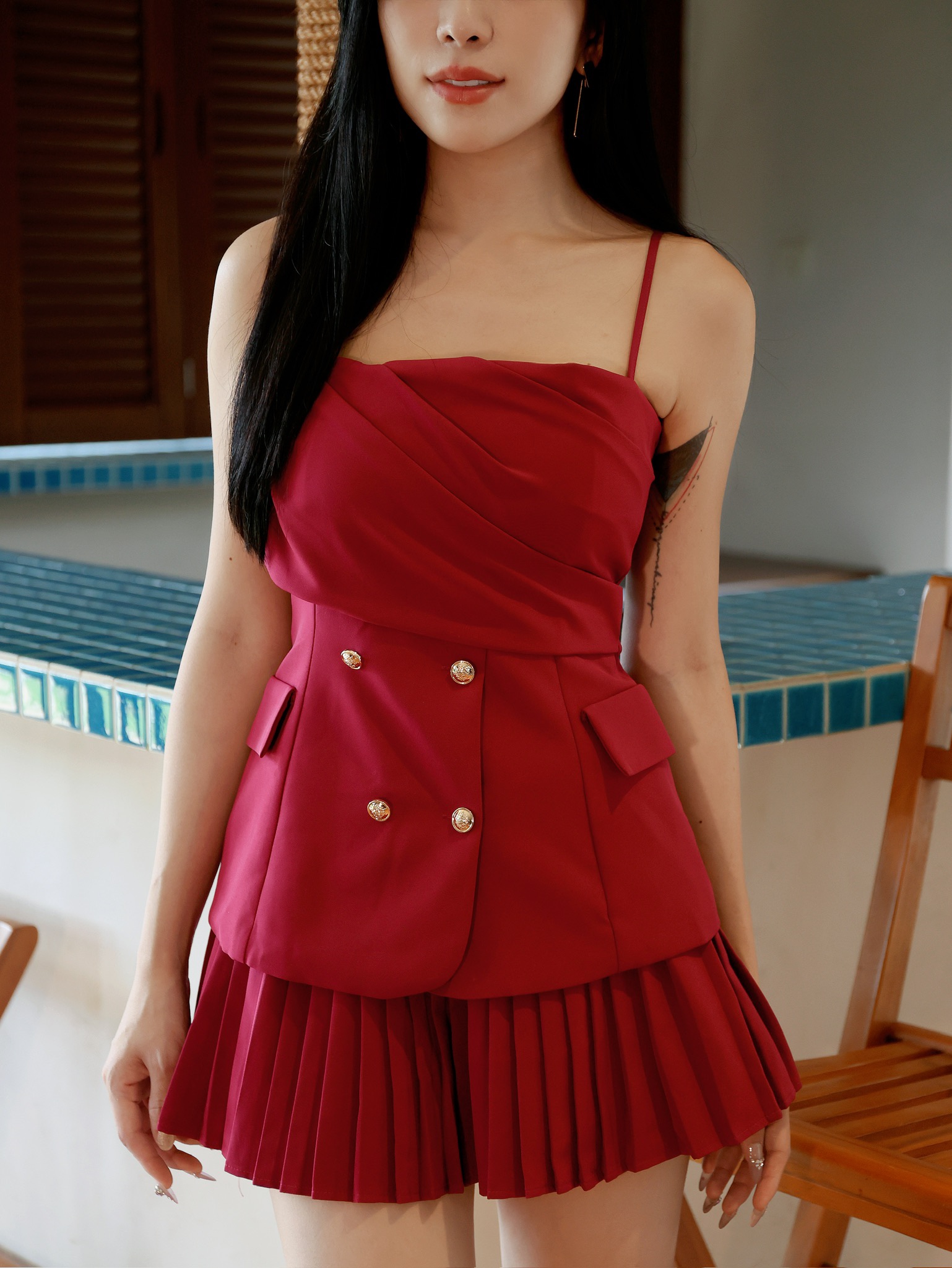 【LBP独家】时尚百搭A字高腰裙 (ST21486)