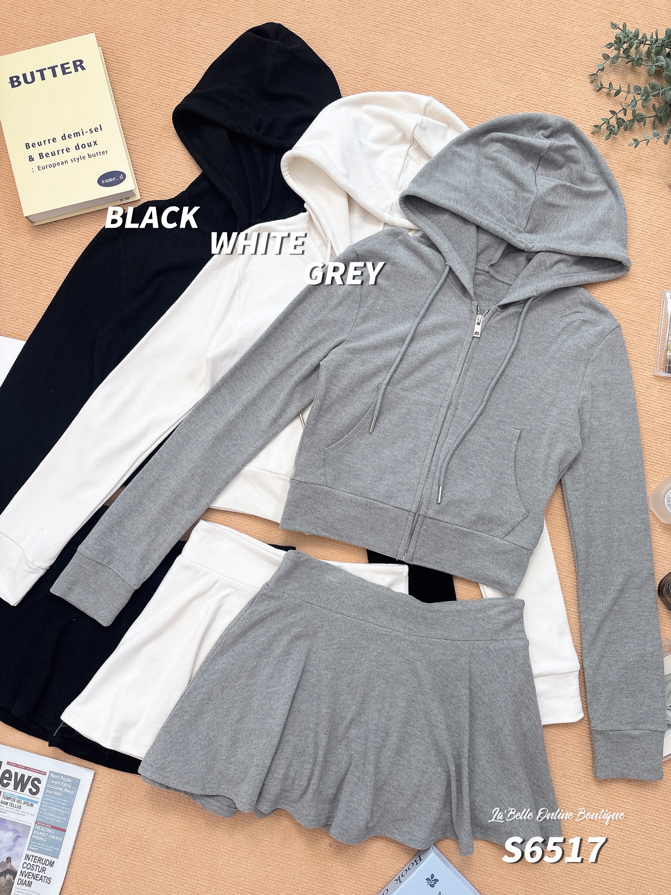 休闲运动风两件套 (S6517)