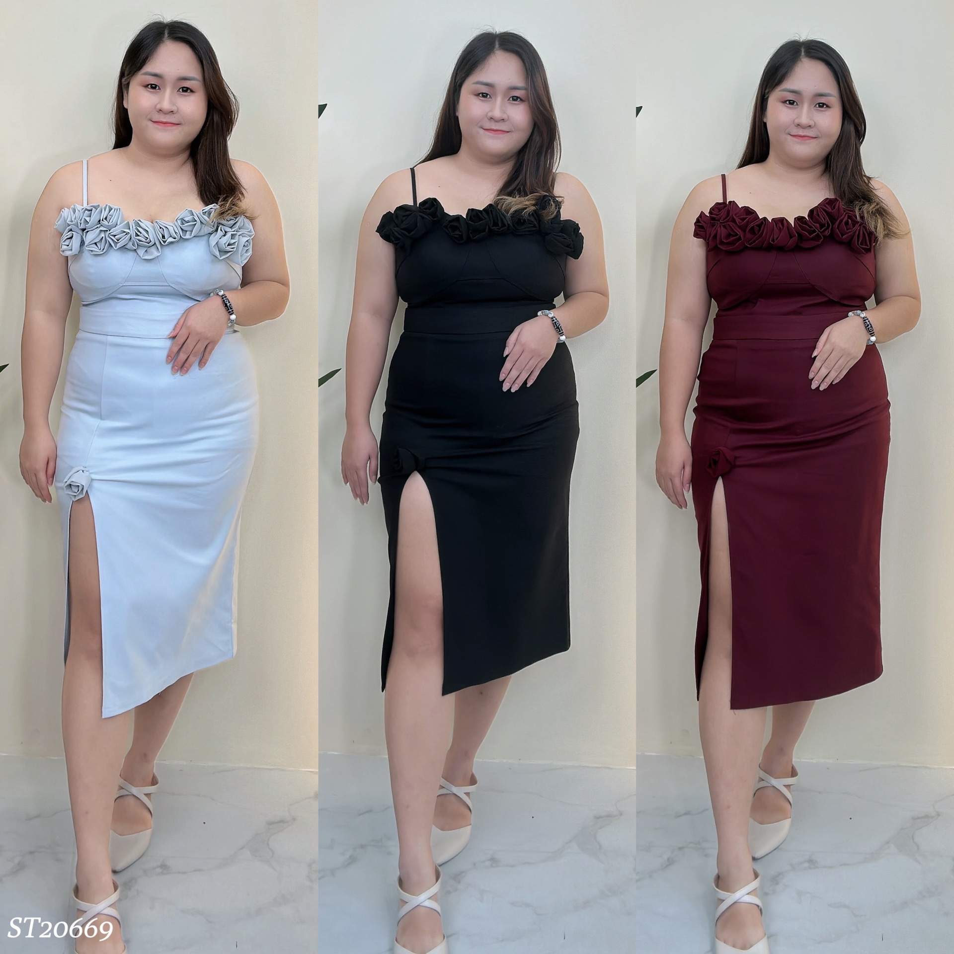 【LBP独家】高贵立体玫瑰设计两件套（ST20669）