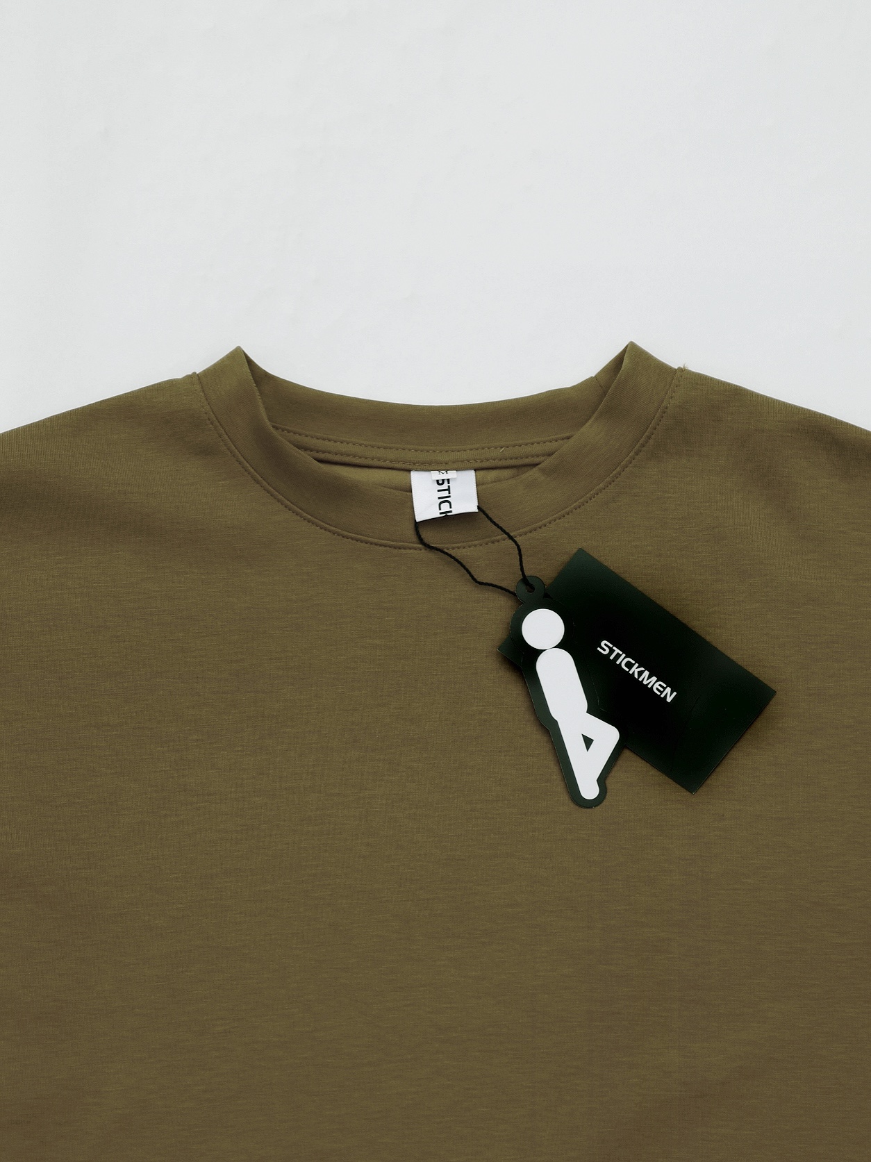 【STICKMEN】舒适圆领宽松OverSize上衣（SM100101 OLIVE）