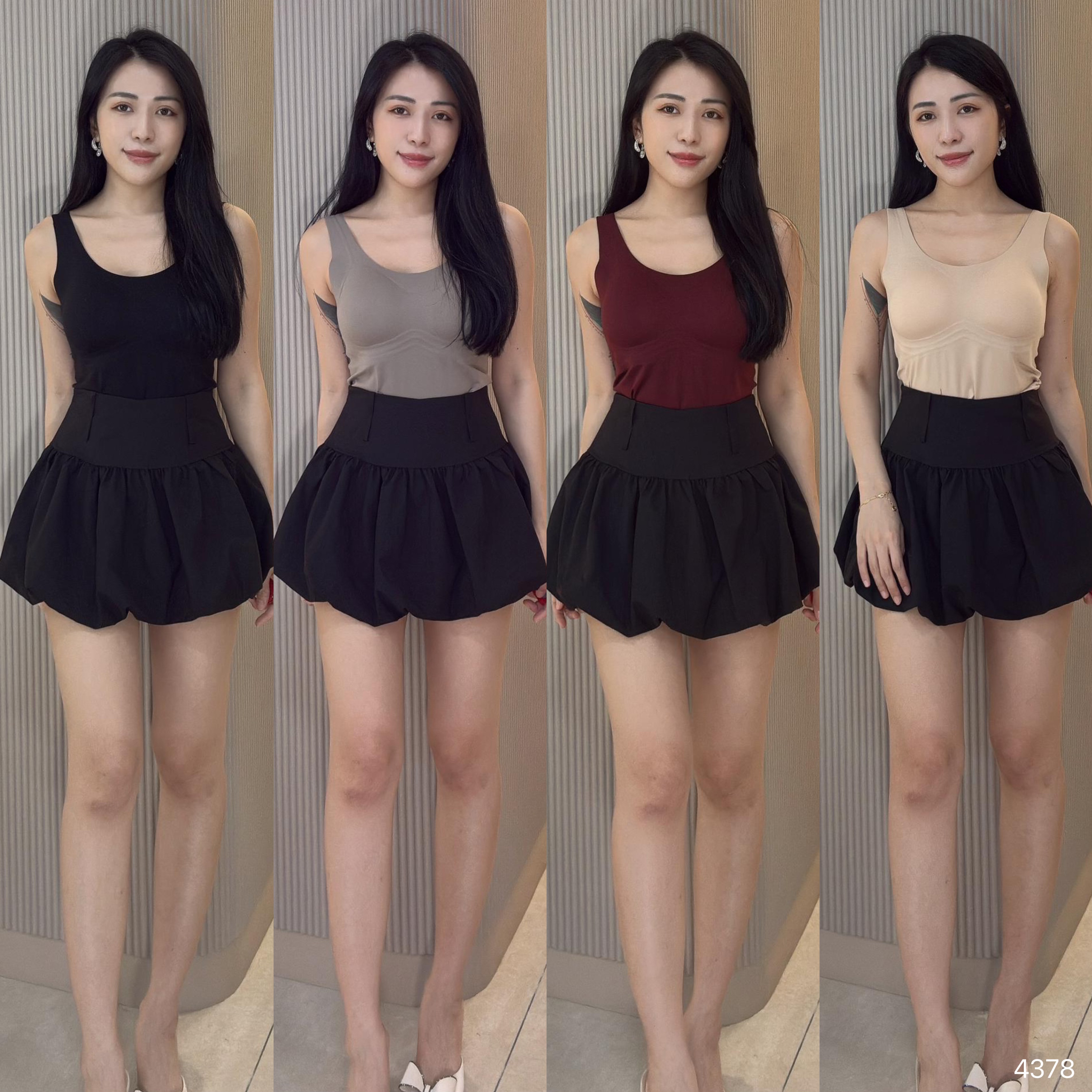 万能3D果冻无痕宽带内搭  (4378)