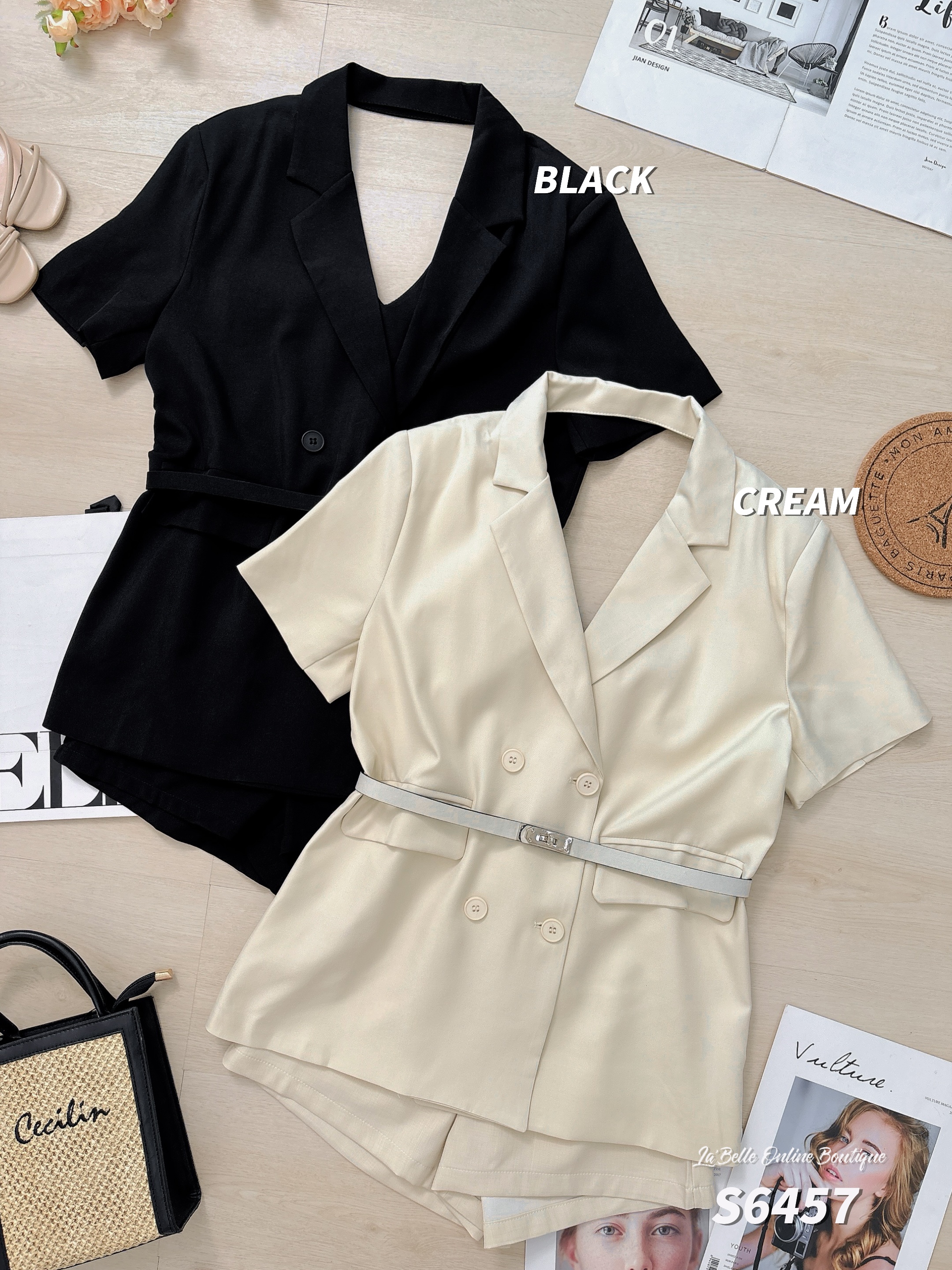 时尚设计感两件套 (S6457)