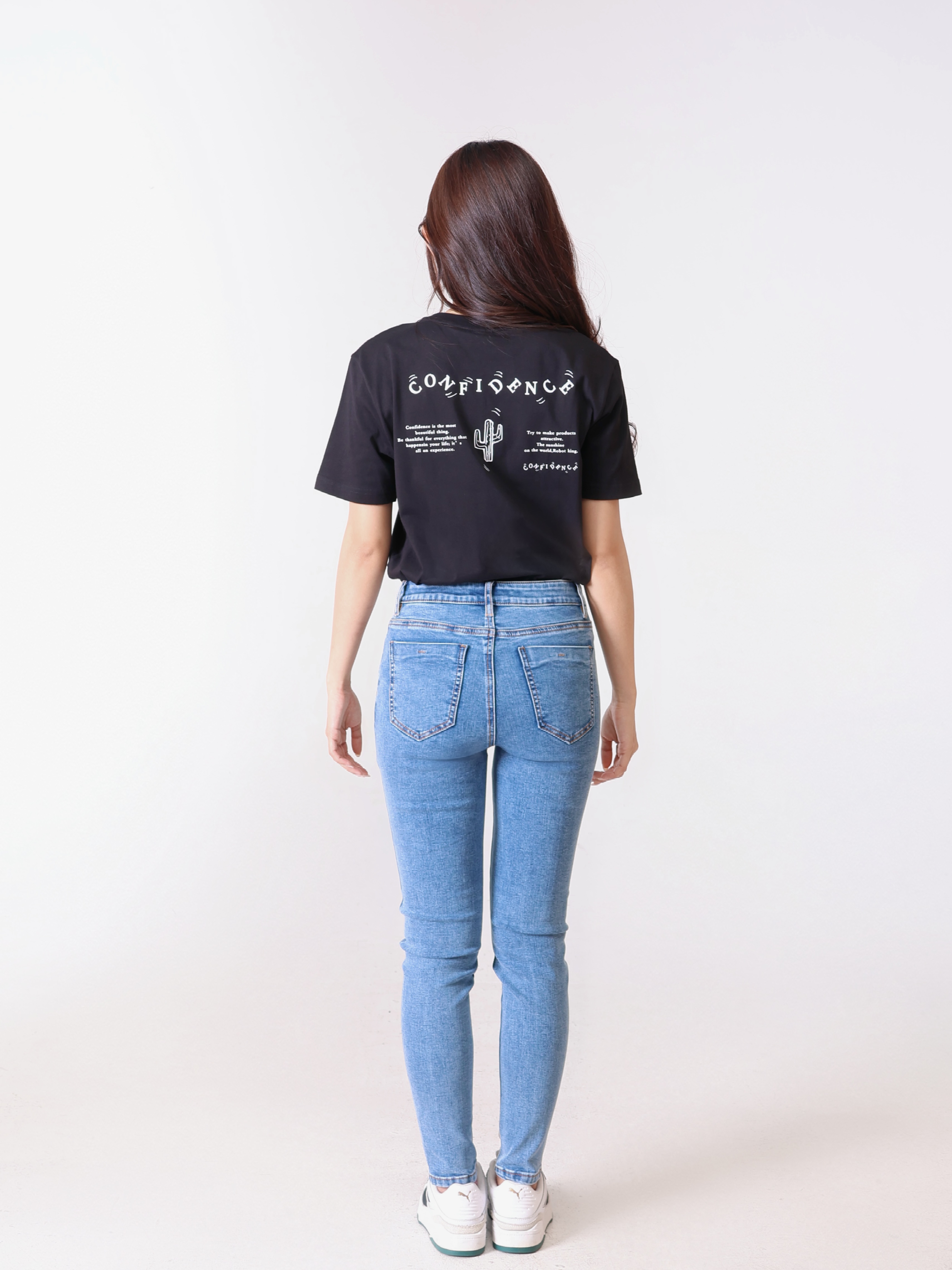 Women's High Waisted Skinny Denim Jeans  (YS30121)