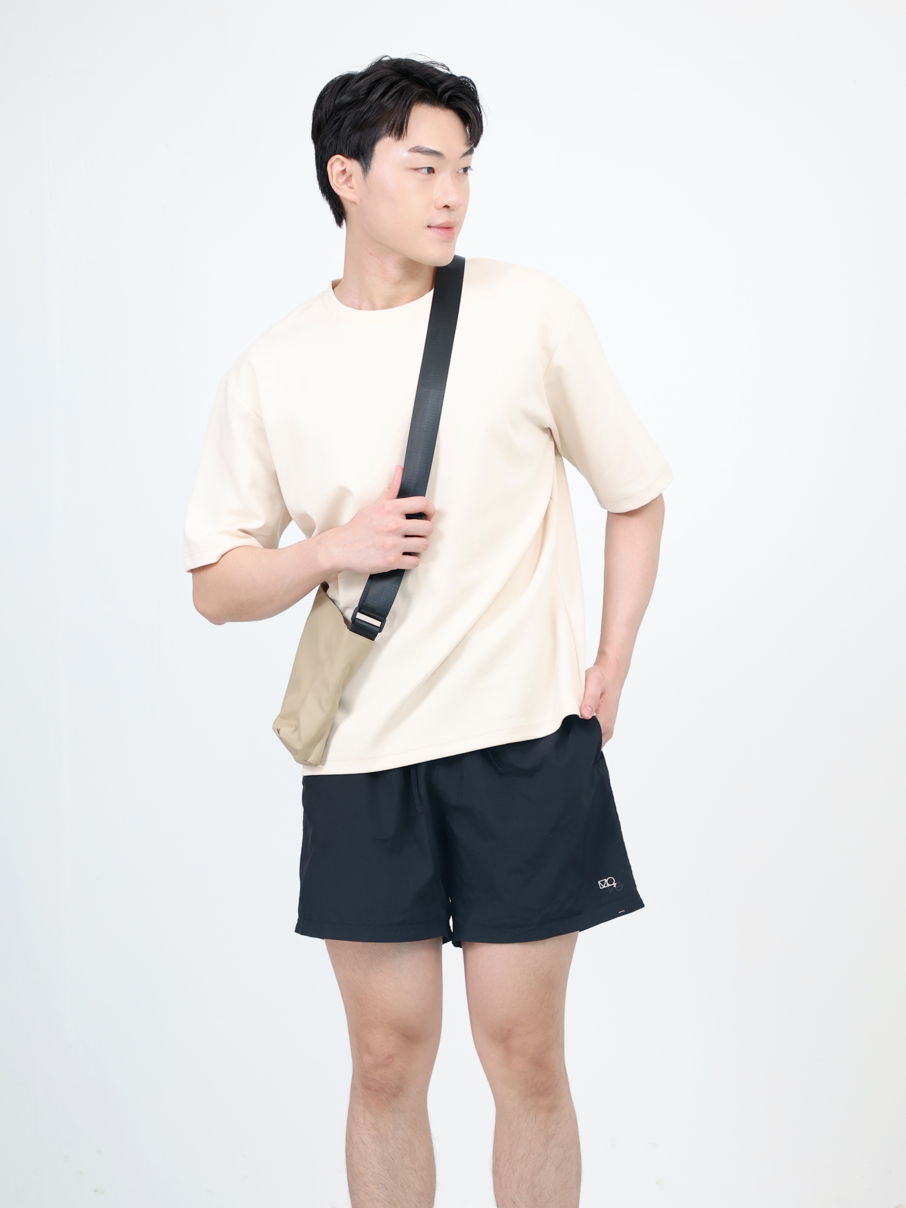 【STICKMEN】舒适圆领宽松OverSize上衣（SM100101 CREAM）