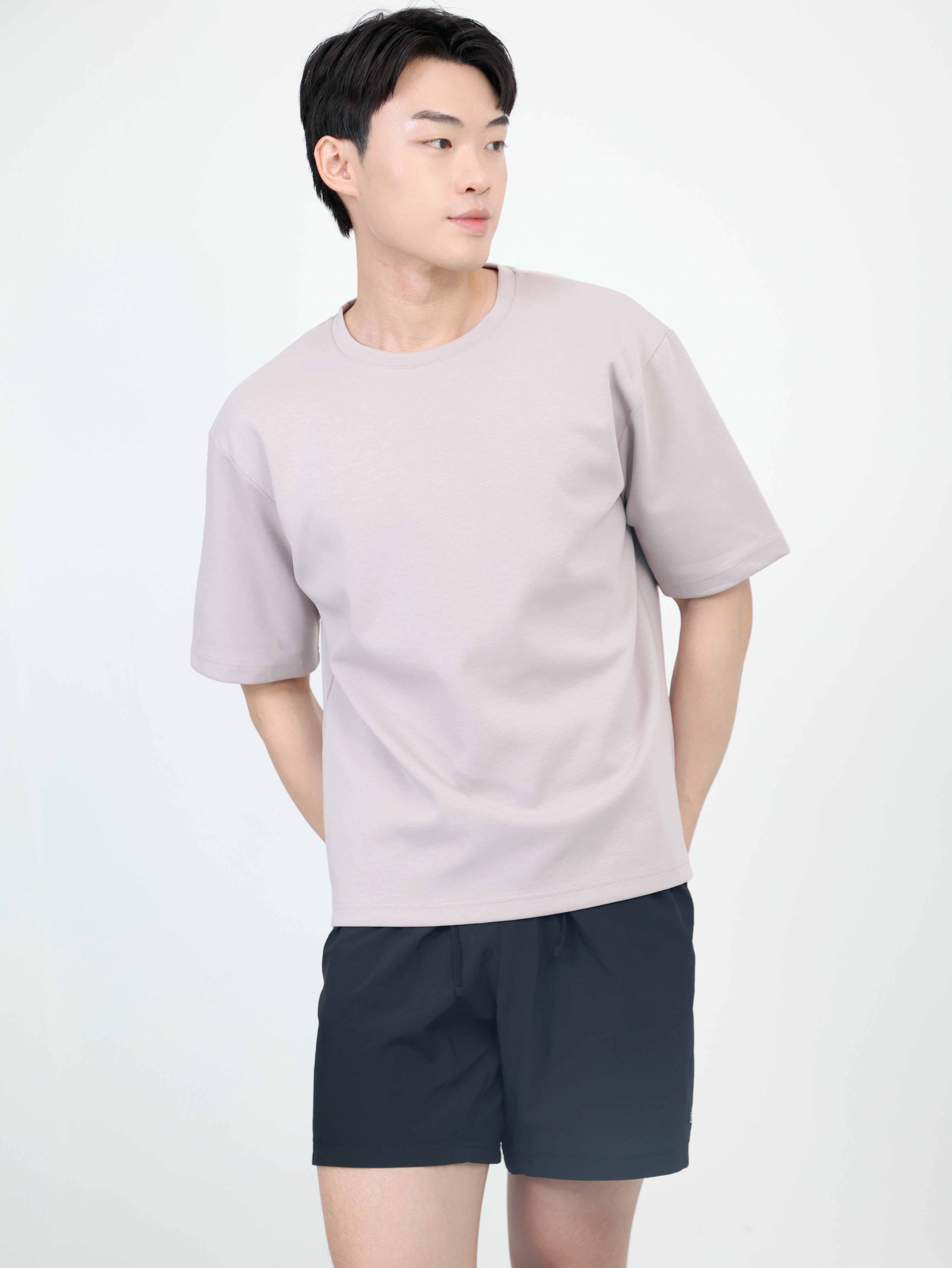 【STICKMEN】舒适圆领宽松OverSize上衣（SM100101 LGREY）