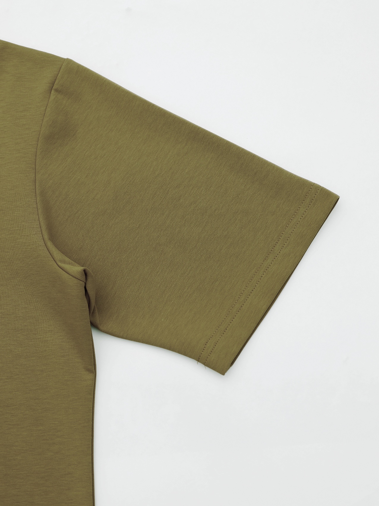 【STICKMEN】舒适圆领宽松OverSize上衣（SM100101 OLIVE）