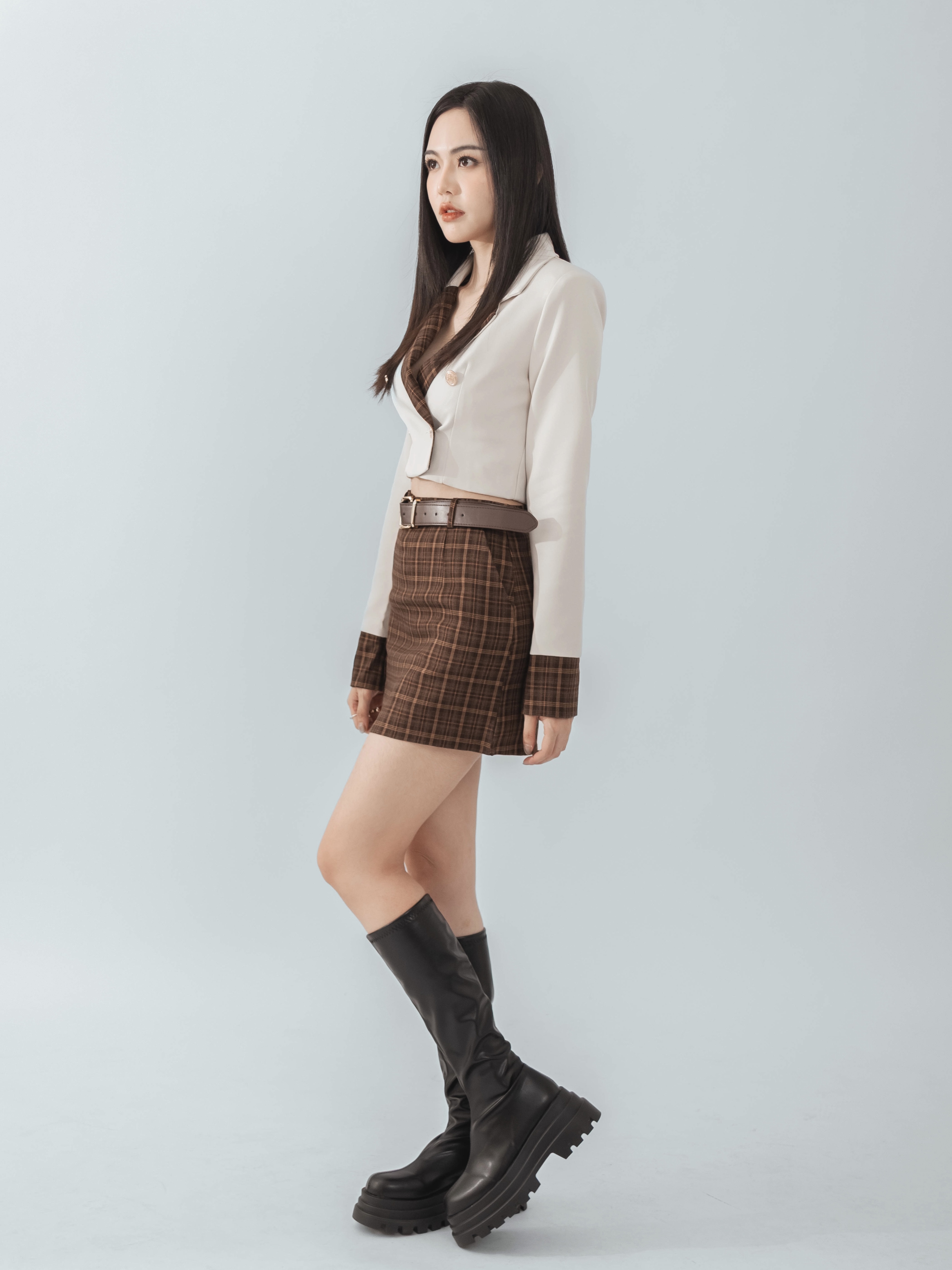 【LBP独家】时尚OL撞色两件套 (ST21441)