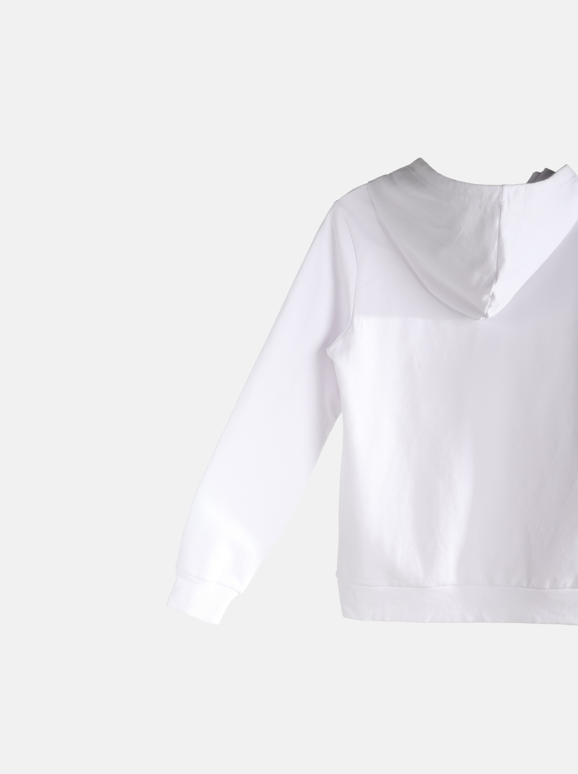 Regular Solid Colour Hoodie with "KEEP MOVE" Logo Print (YS30116)