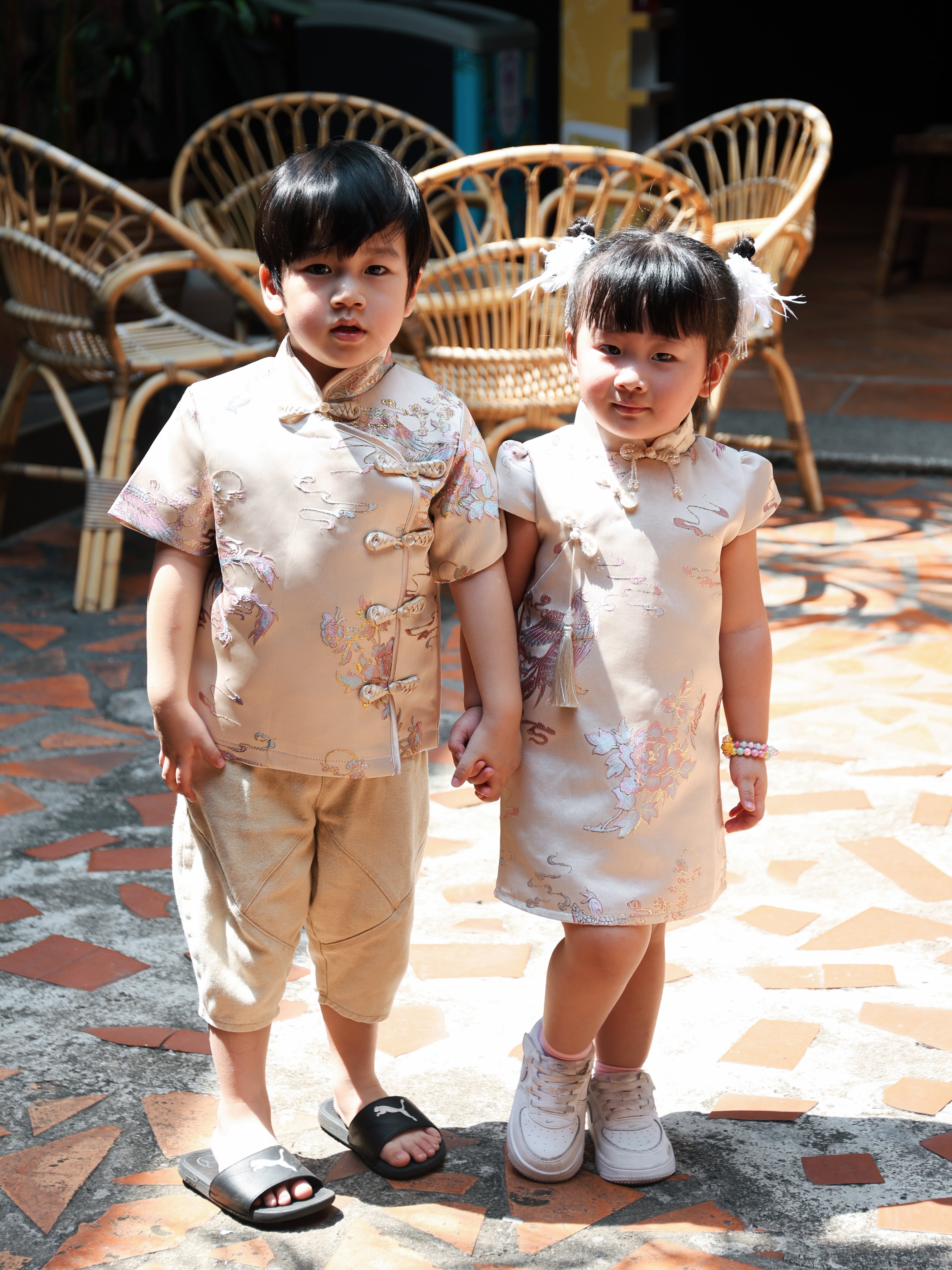 【LBP亲子系列-男童款】独特改良版唐装上衣 (F70137)