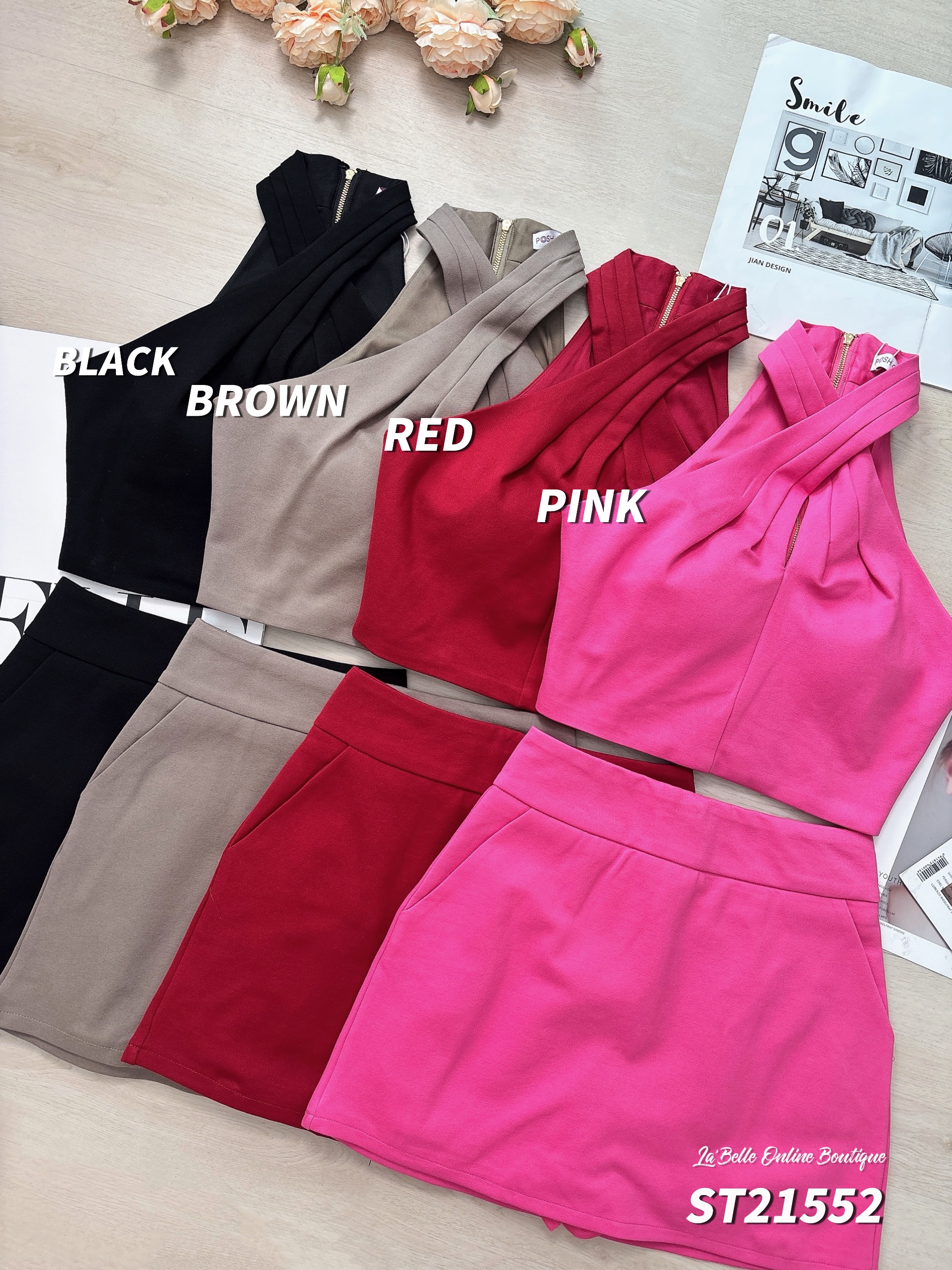 高级感名媛两件套 (ST21552)