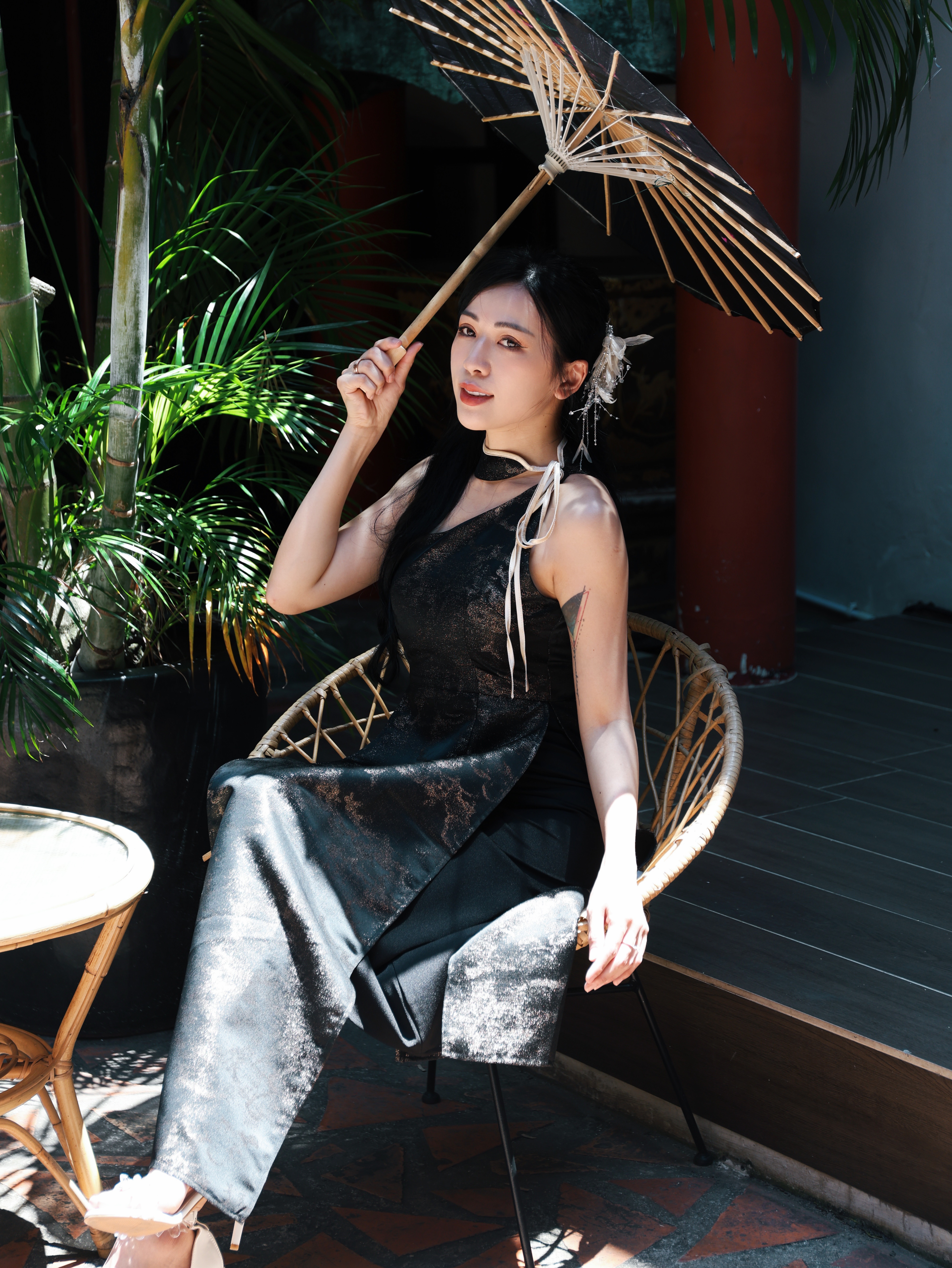 【LBP 独家新年系列】独特国风设计旗袍连身裙 (ST21522)