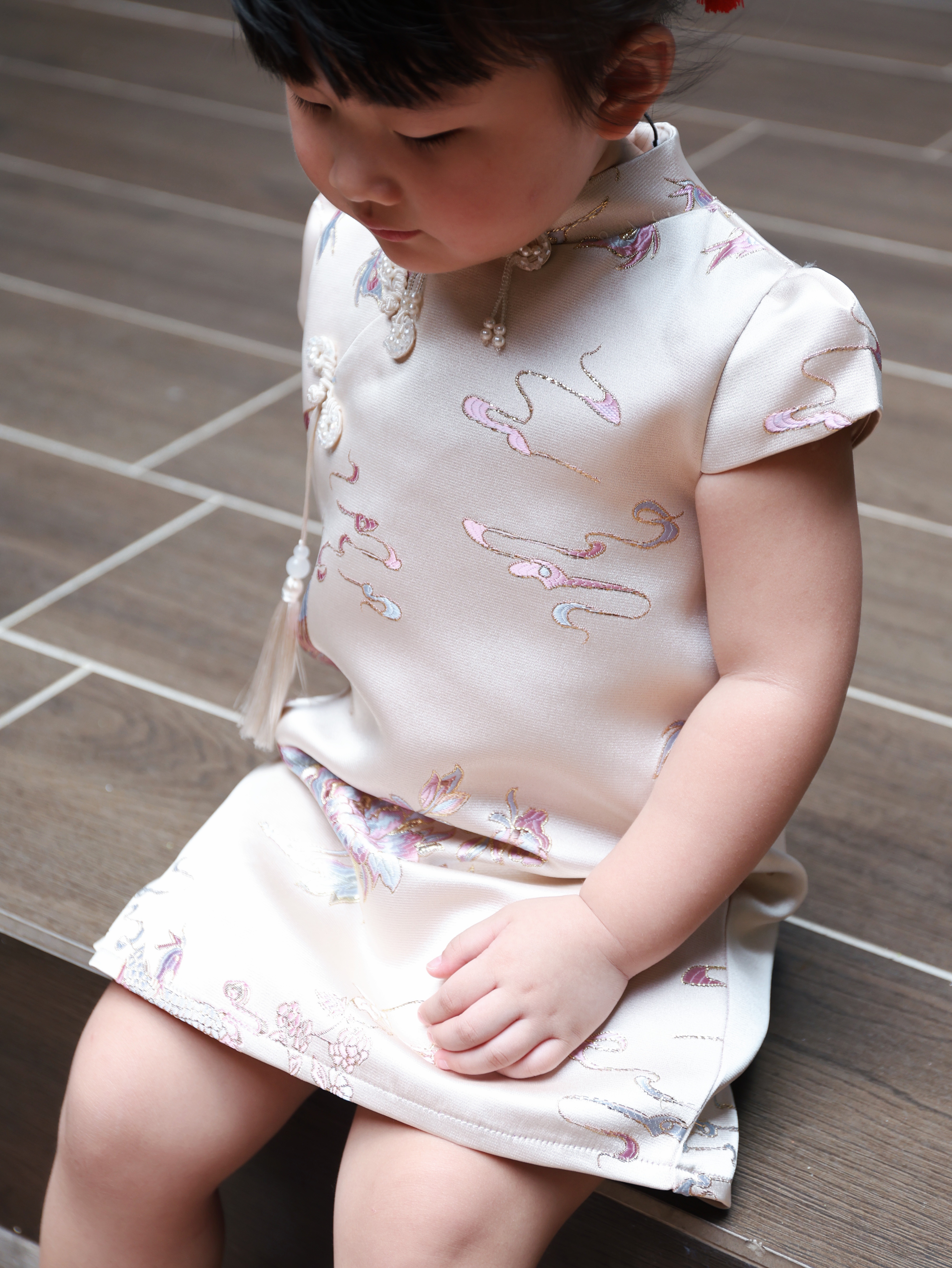 【LBP亲子系列-女童款】独特改良版旗袍 (F70136)