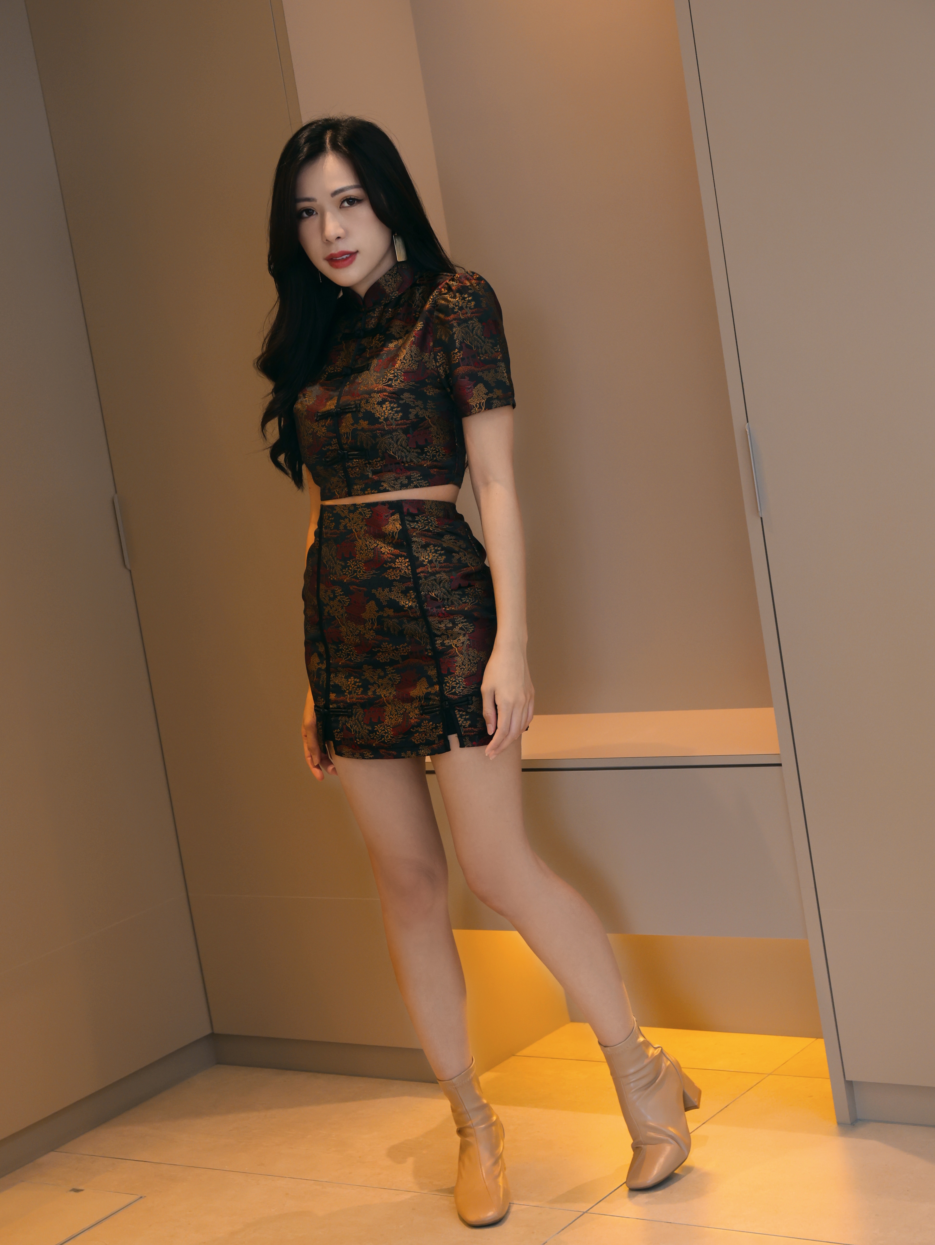 【LBP GXFC 独家新年系列】国风改良版旗袍两件套 (ST21196)-La'Belle Fashion Boutique Sdn Bhd