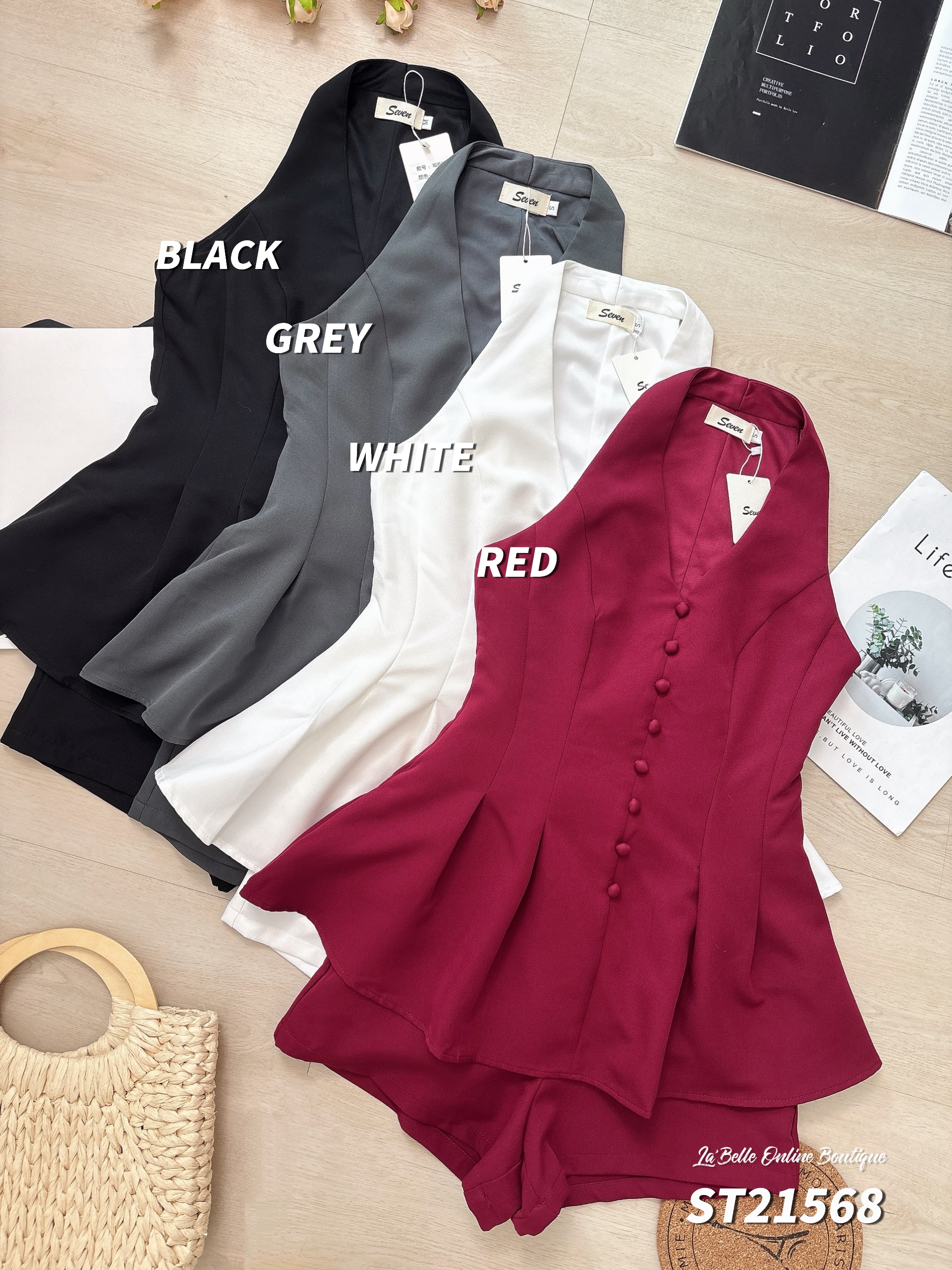 法式时髦两件套 (ST21568)