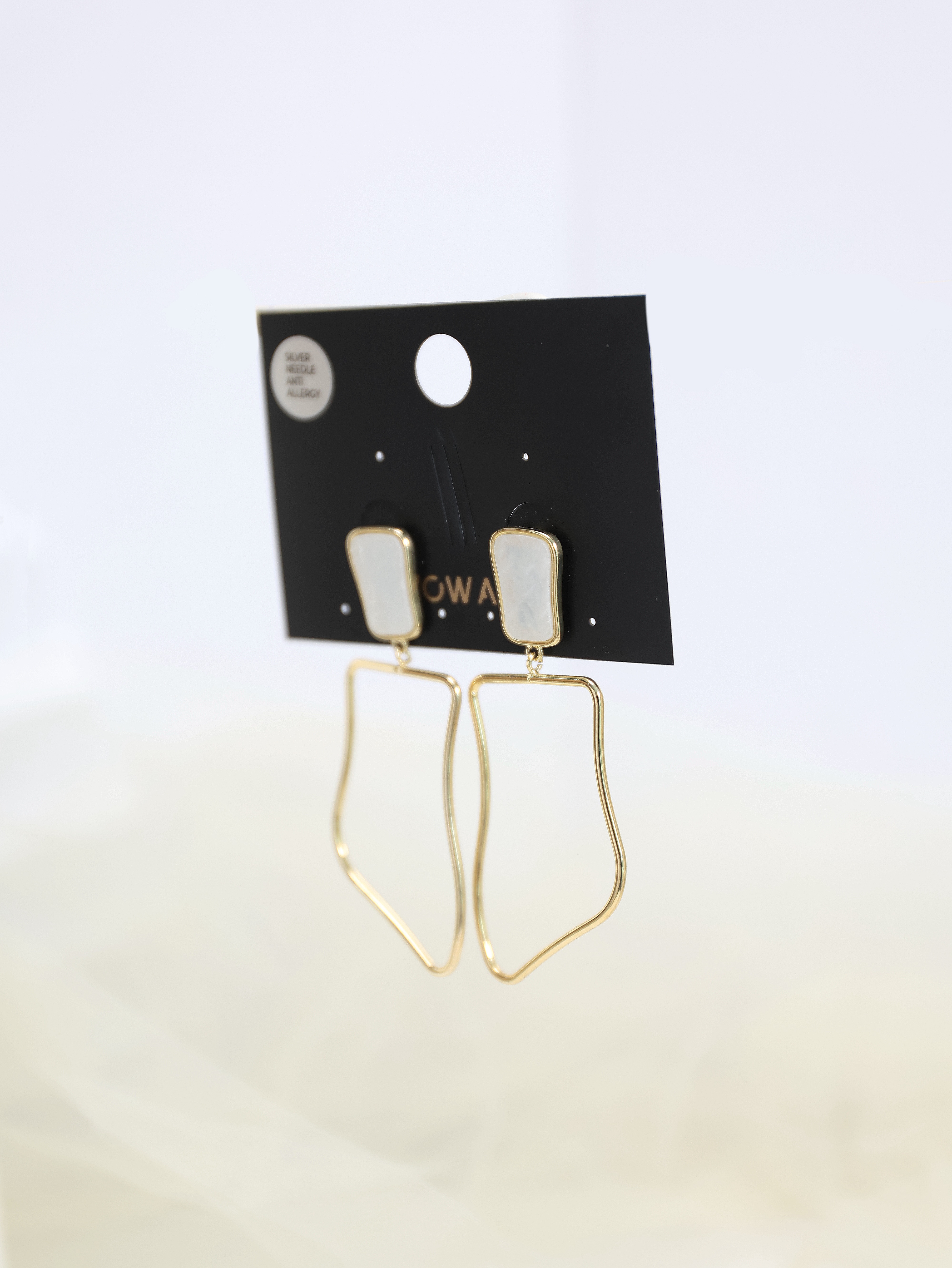 【W60005】02-Silver pin earrings-BM15