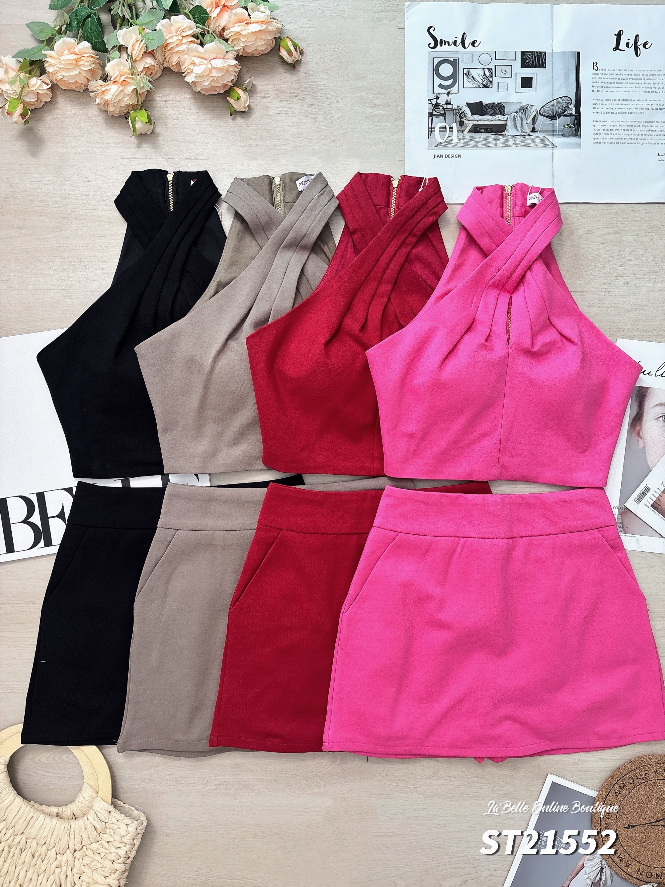 高级感名媛两件套 (ST21552)