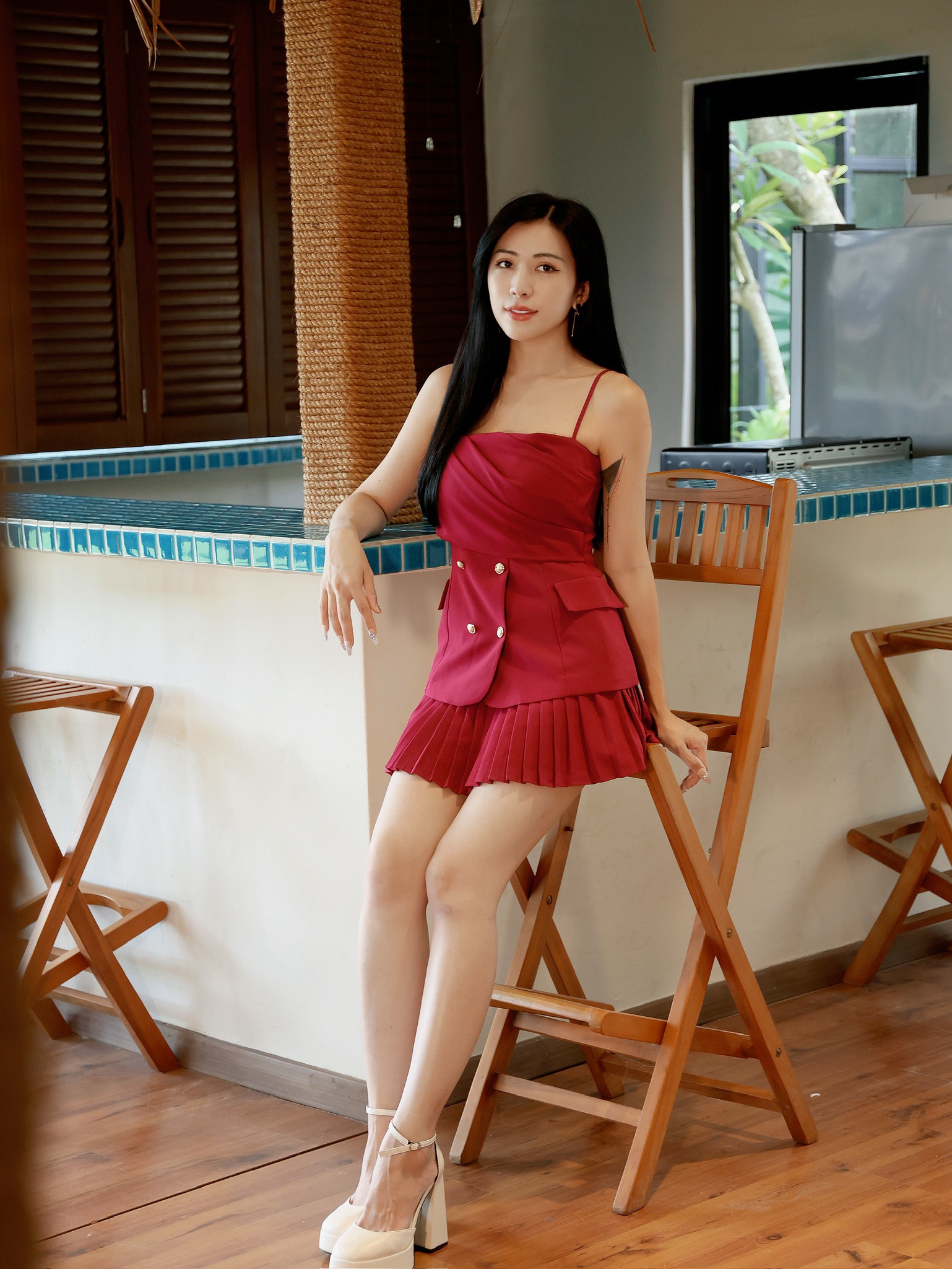 【LBP独家】时尚百搭A字高腰裙 (ST21486)