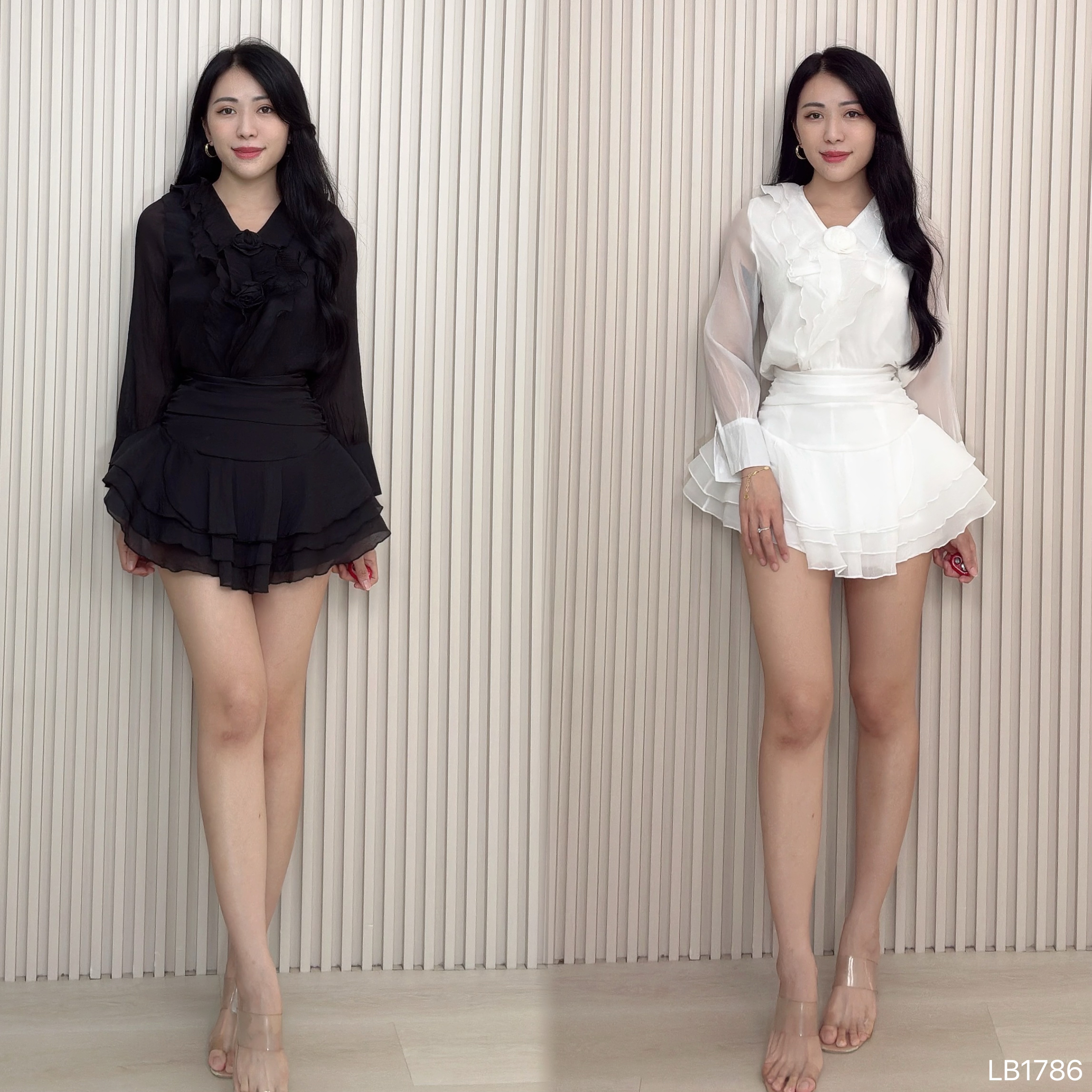 法式复古风两件套 (LB1786) 