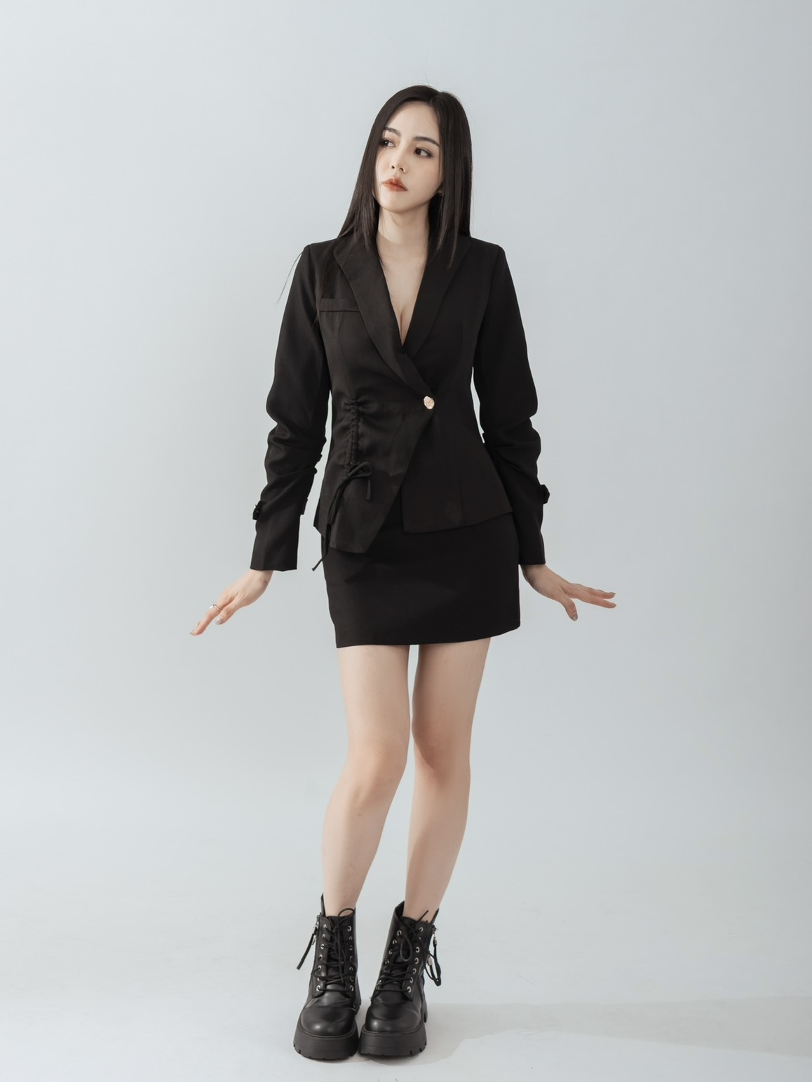 【LBP独家】甜美日系撞色两件套 (ST21443)