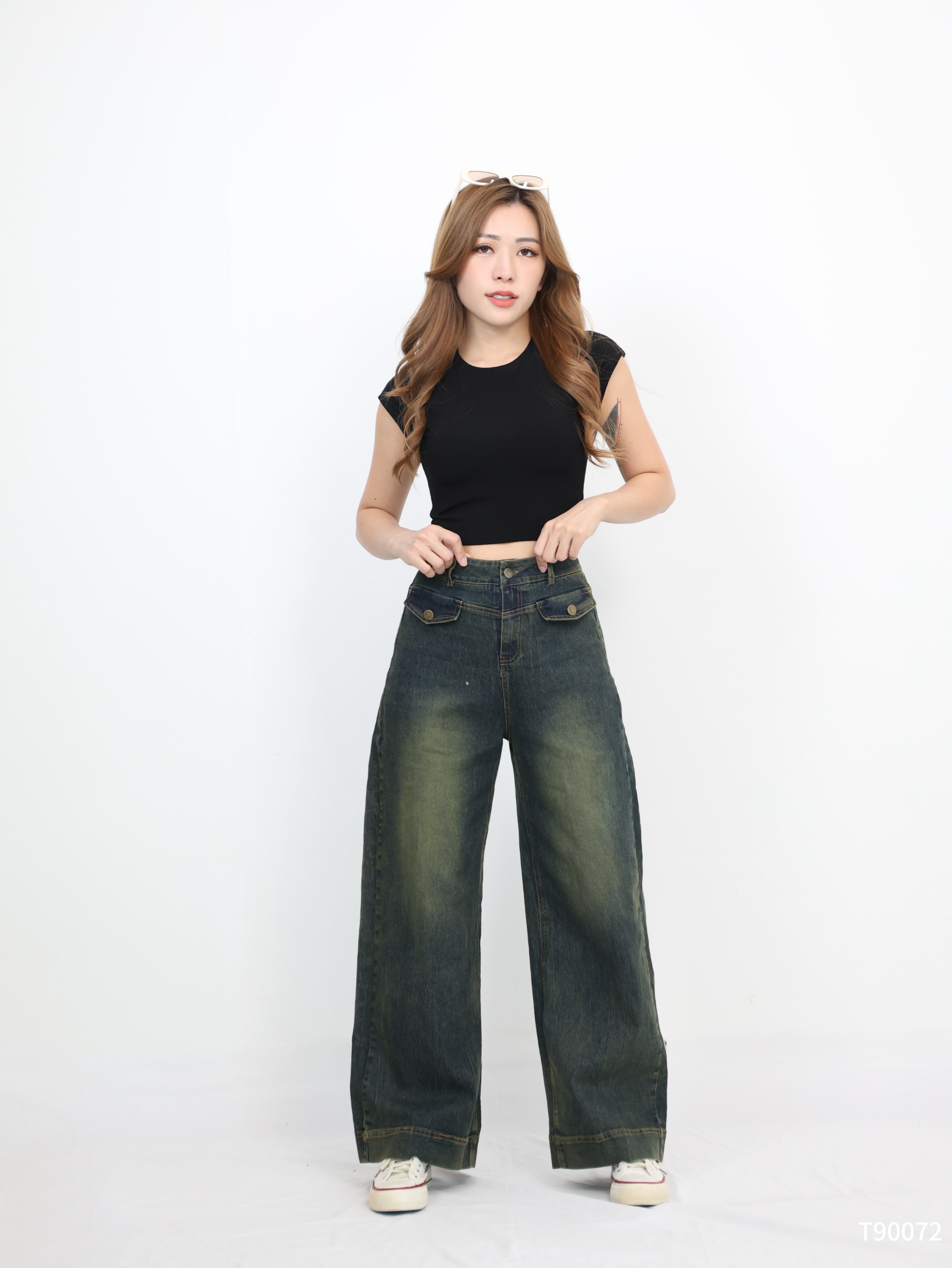 基本款圆领半袖上衣 (T90072) -特价-La'Belle Fashion Boutique Sdn Bhd