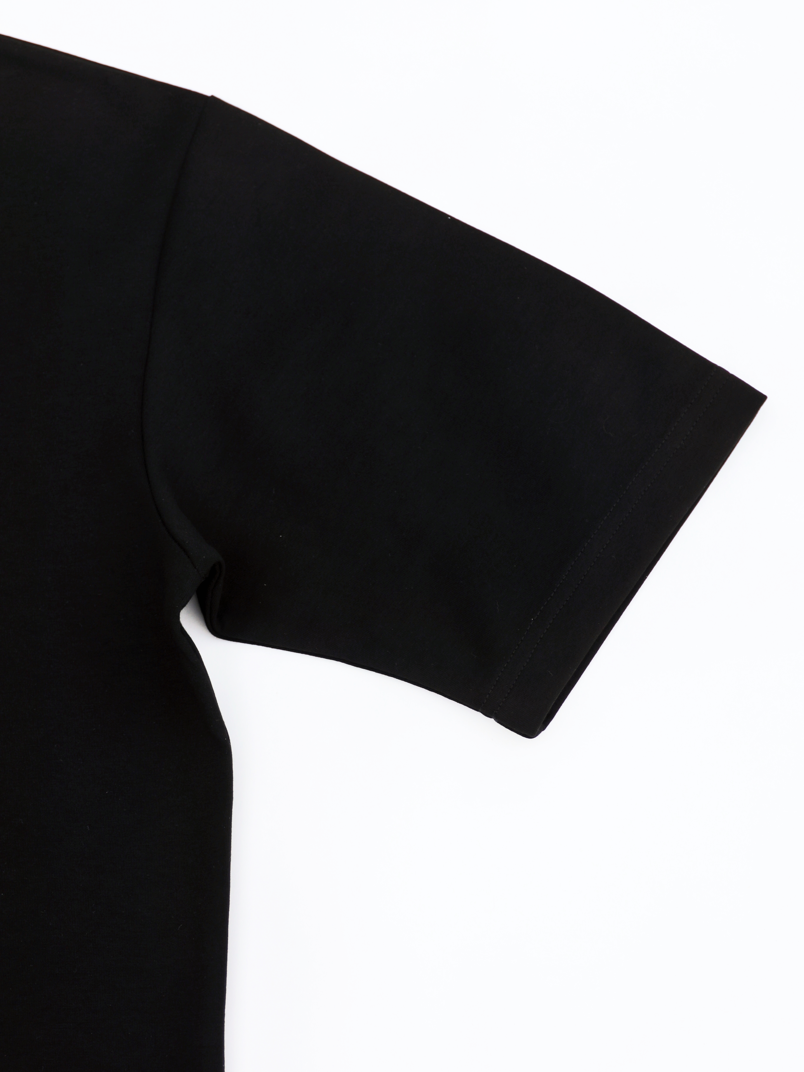 【STICKMEN】舒适圆领宽松OverSize上衣（SM100101 BLACK）