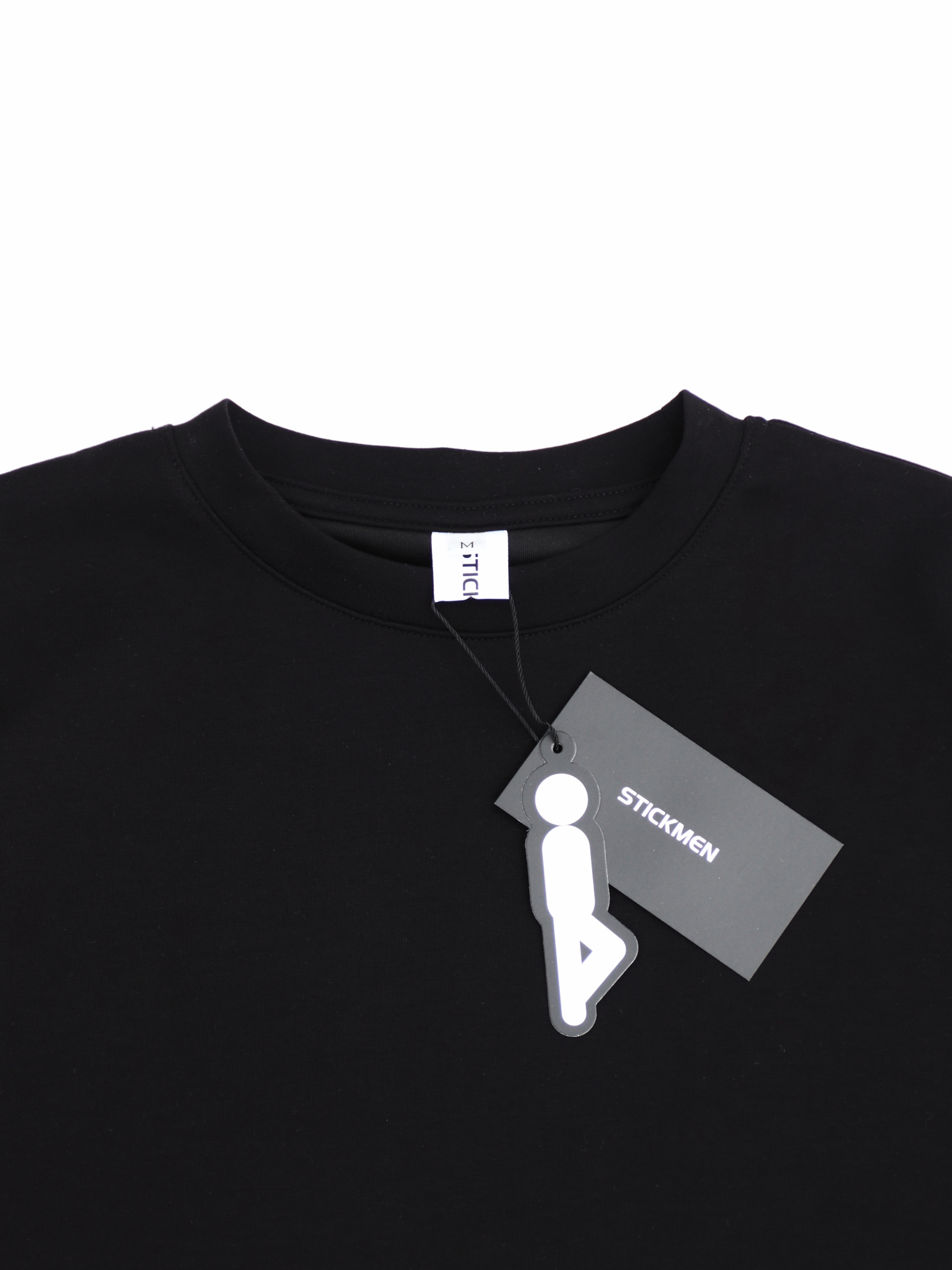 【STICKMEN】舒适圆领宽松OverSize上衣（SM100101 BLACK）