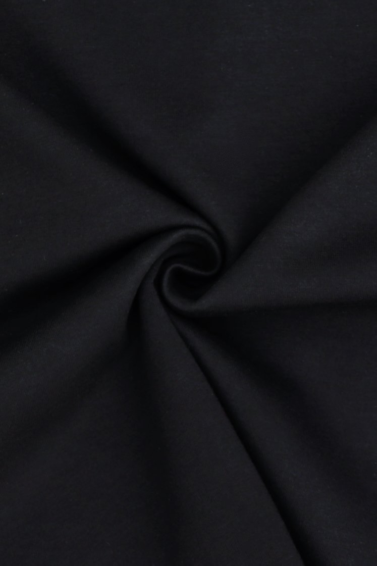 【STICKMEN】舒适圆领宽松OverSize上衣（SM100101 BLACK）