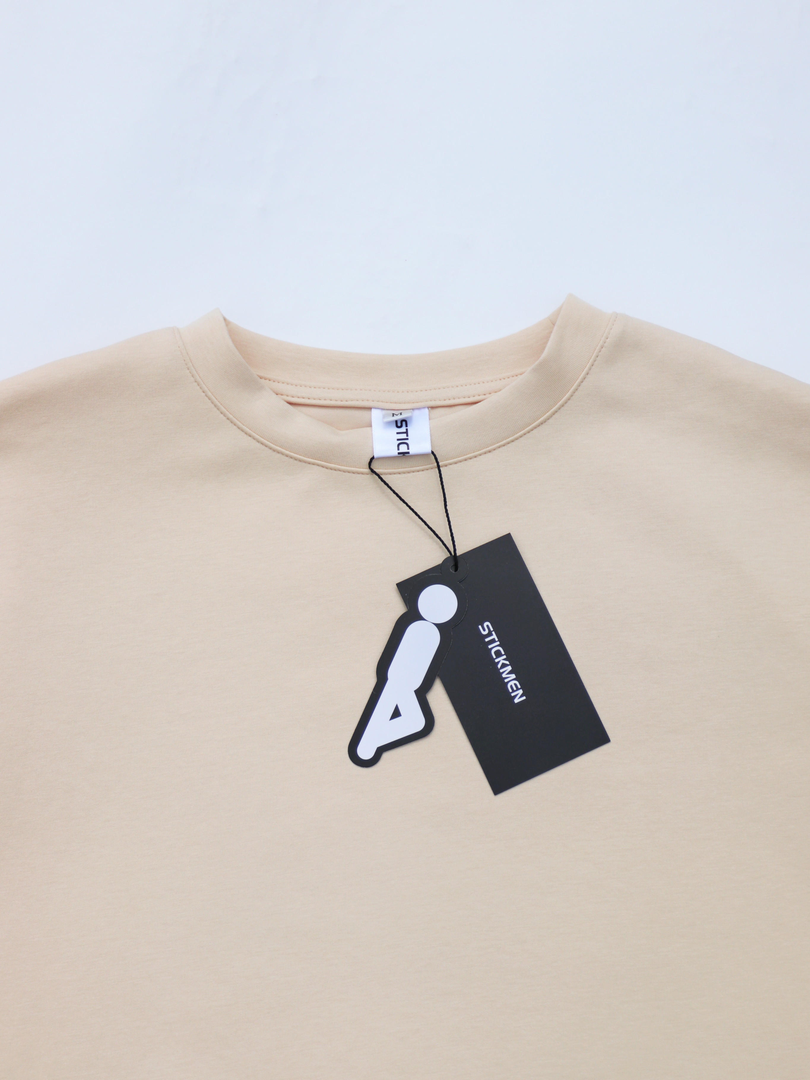 【STICKMEN】舒适圆领宽松OverSize上衣（SM100101 CREAM）