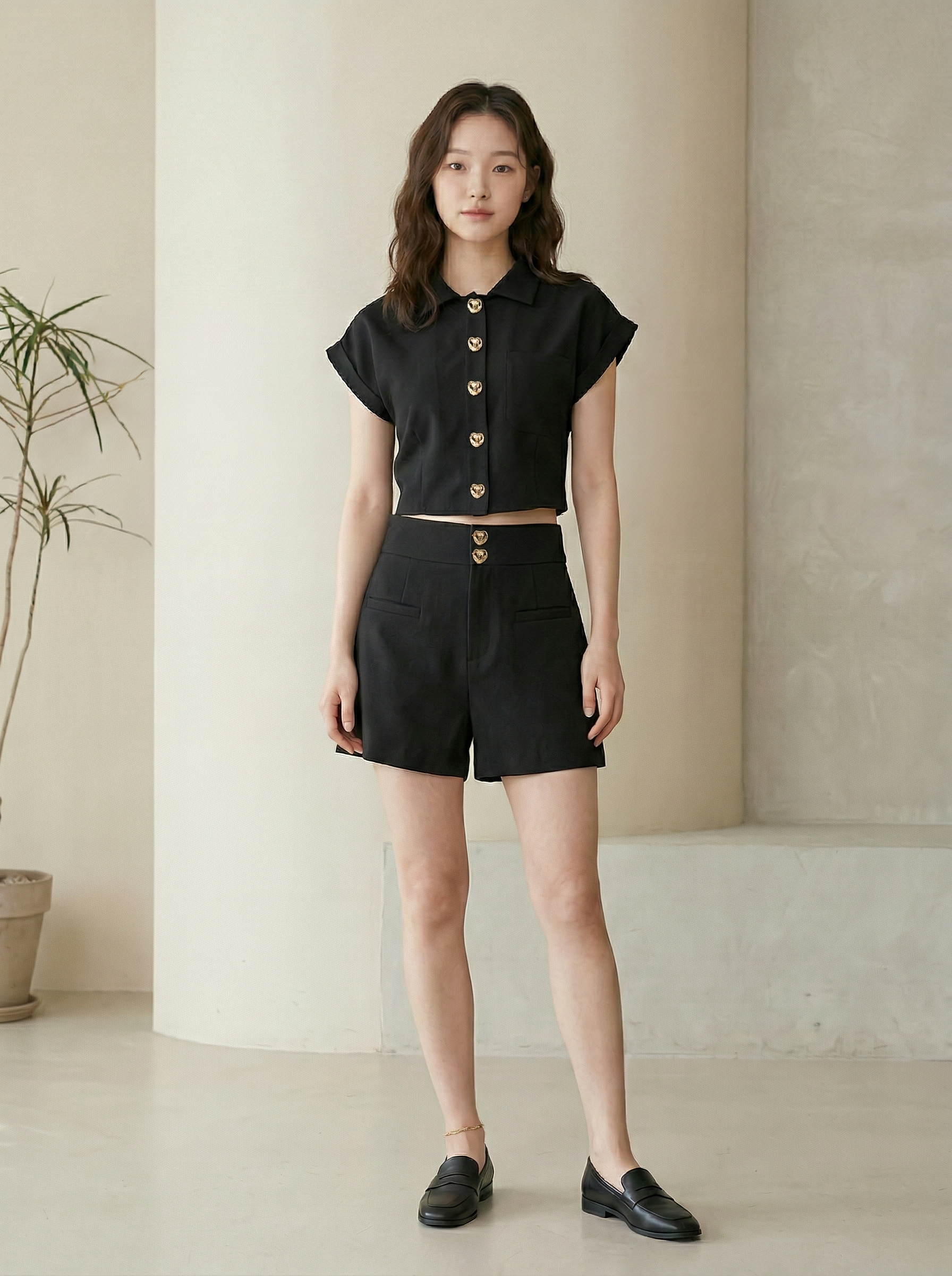 百搭纯欲风两件套 (ST21614)