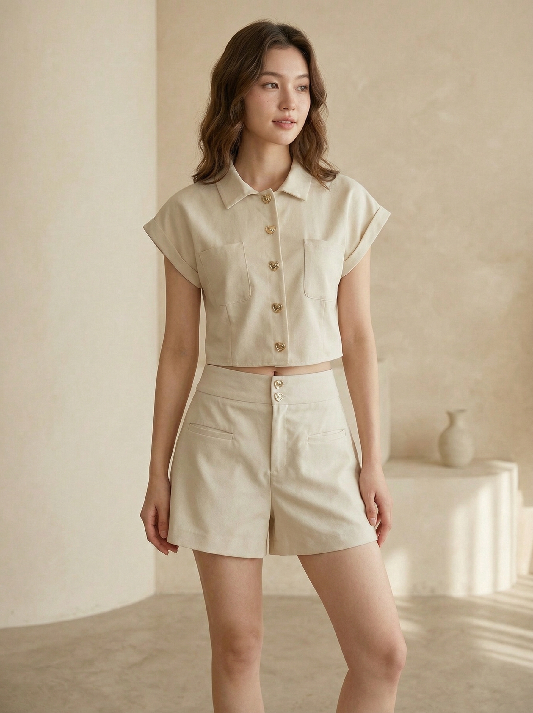 百搭纯欲风两件套 (ST21614)